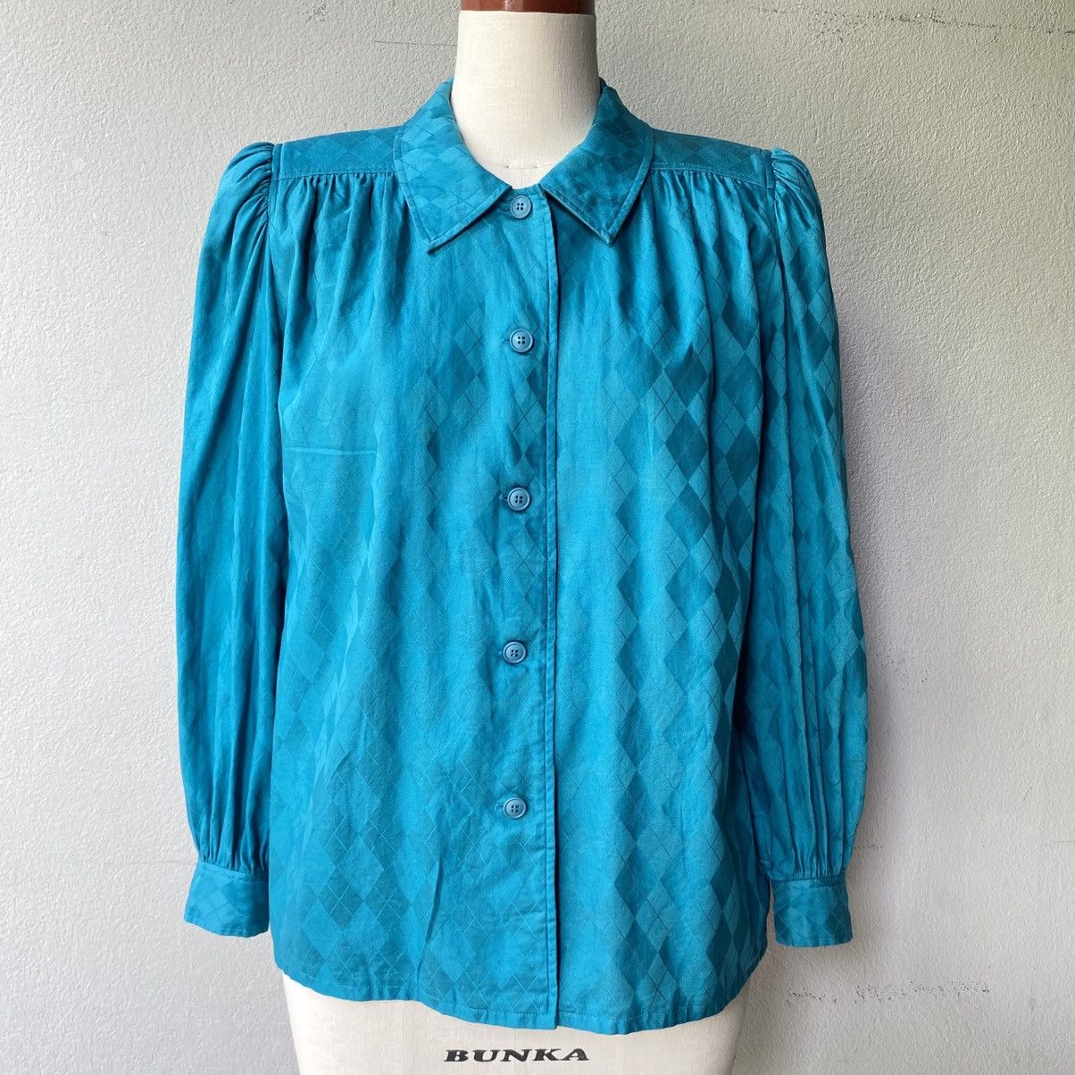 Givenchy Givenchy Life Diamond-Textured Puff Sleeve Blouse Size M / US 6-8 / IT 42-44 - 9 Thumbnail