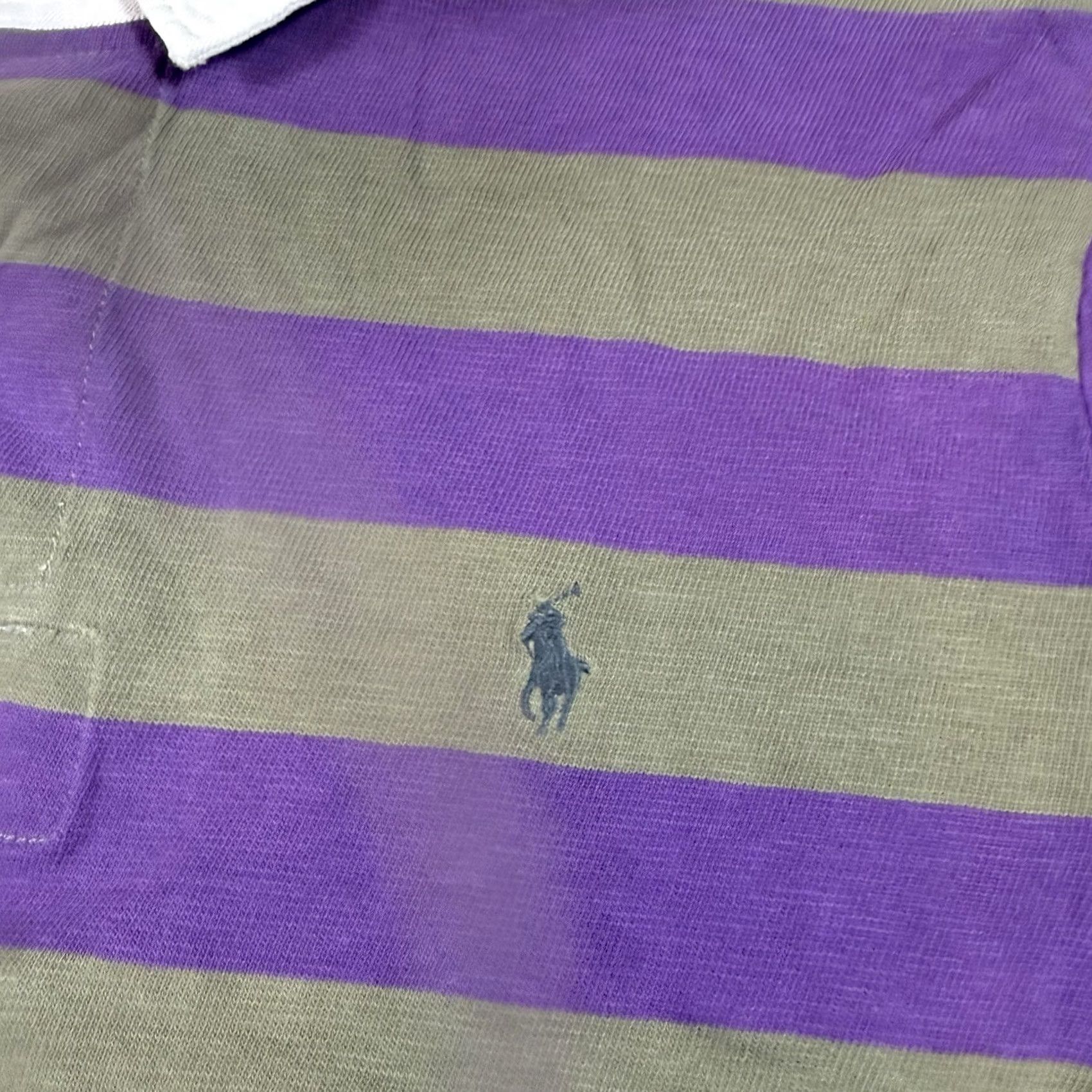 Polo Ralph Lauren Polo Ralph Lauren Rugby Shirt Mens 2XL Long Sleeve Blue Striped Polo USA Cotton Rugby Shirt Mens 2XL Size US XXL / EU 58 / 5 - 3 Thumbnail