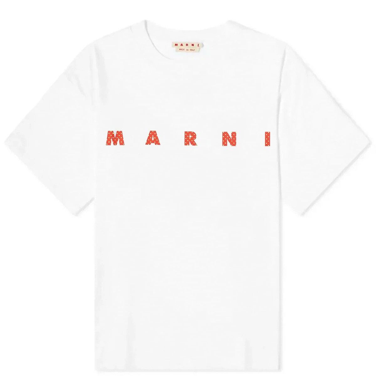 Marni o1w1db10824 T-Shirt in White Size L / US 10 / IT 46 - 1 Thumbnail