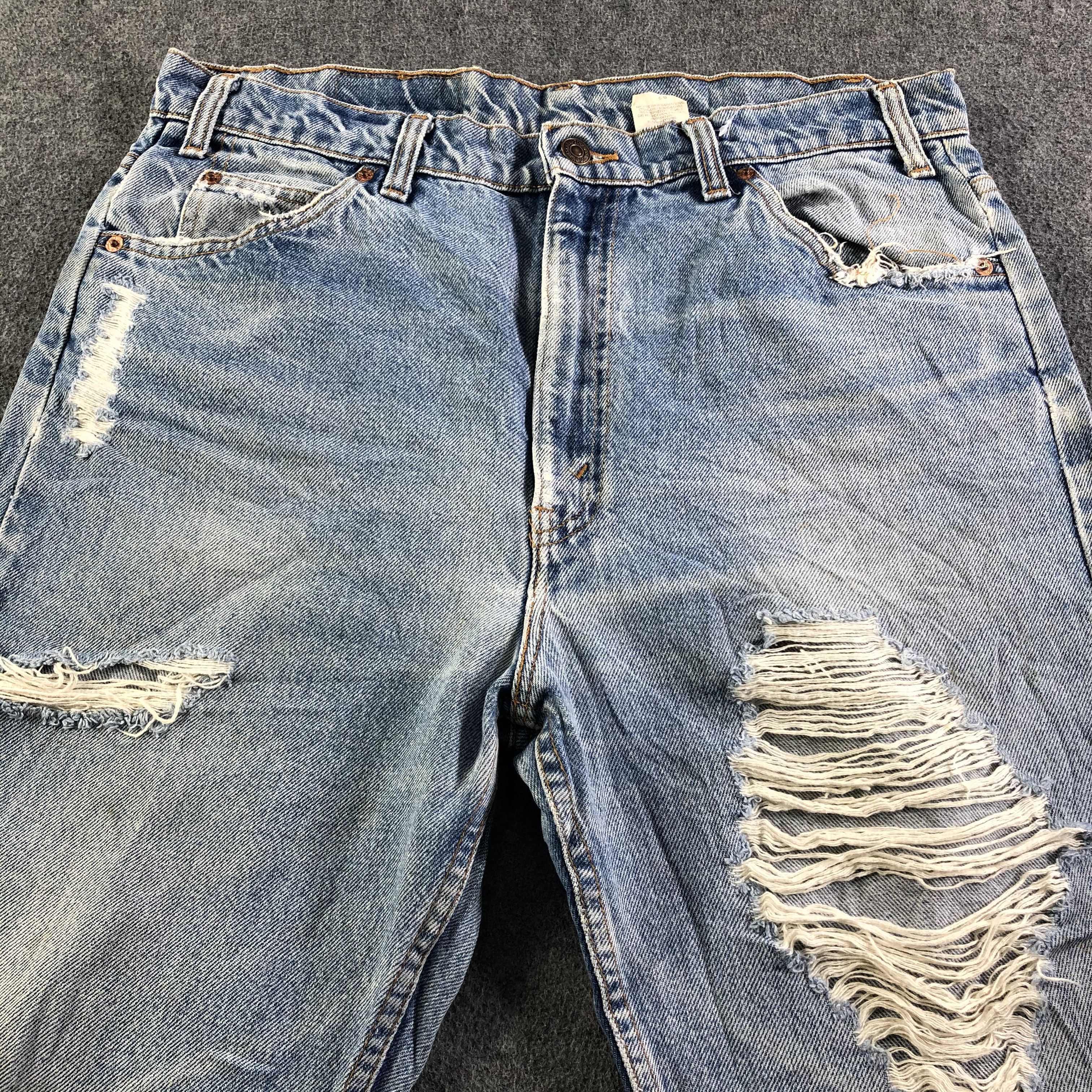 Levi's Vintage Blue Wash Levis 505 Jeans-J3578 Size US 35 - 3 Thumbnail