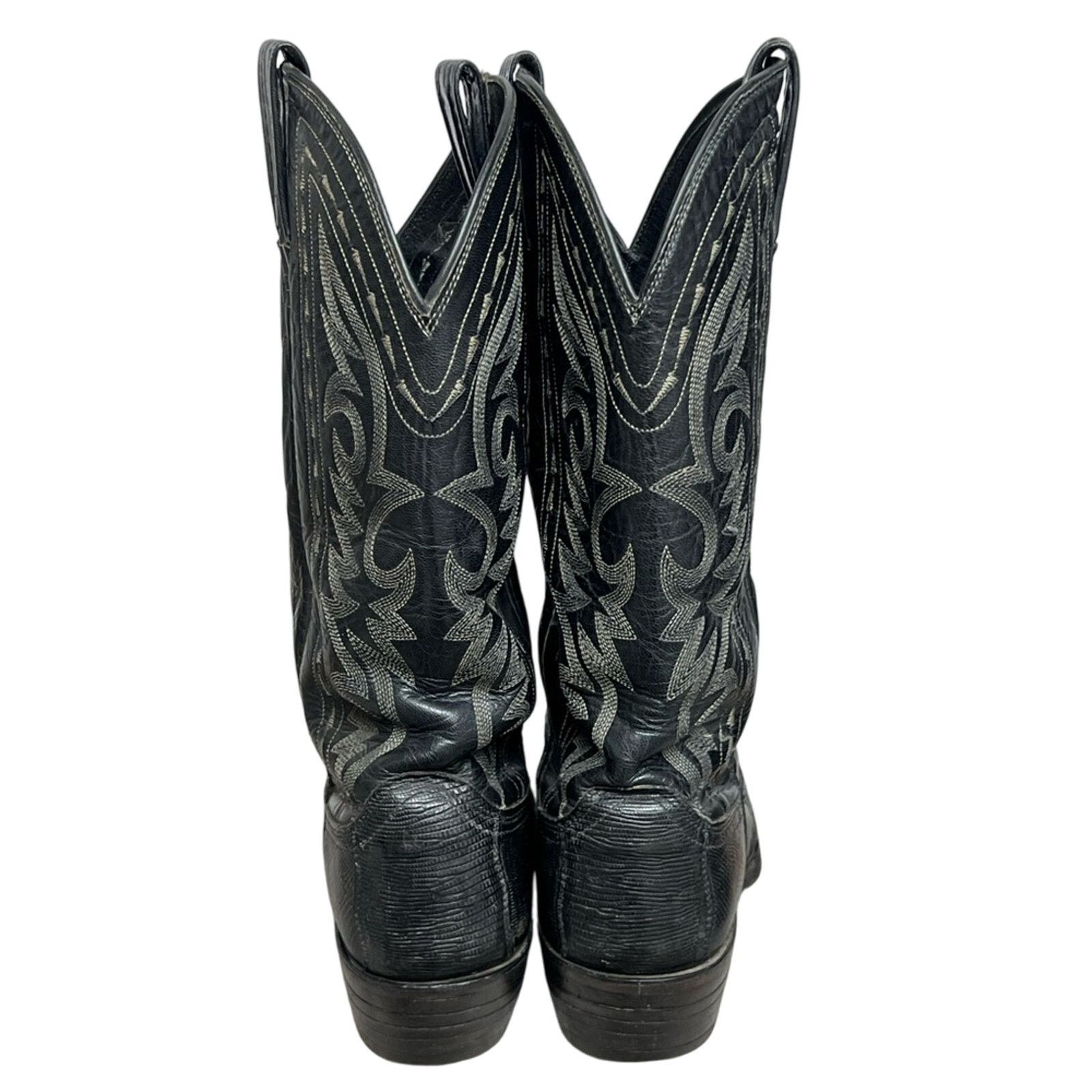 Dan Post Dan Post Boots Winston Lizard Round Toe Cowboy Boots ~ Mens Size US 10 / EU 43 - 6 Thumbnail