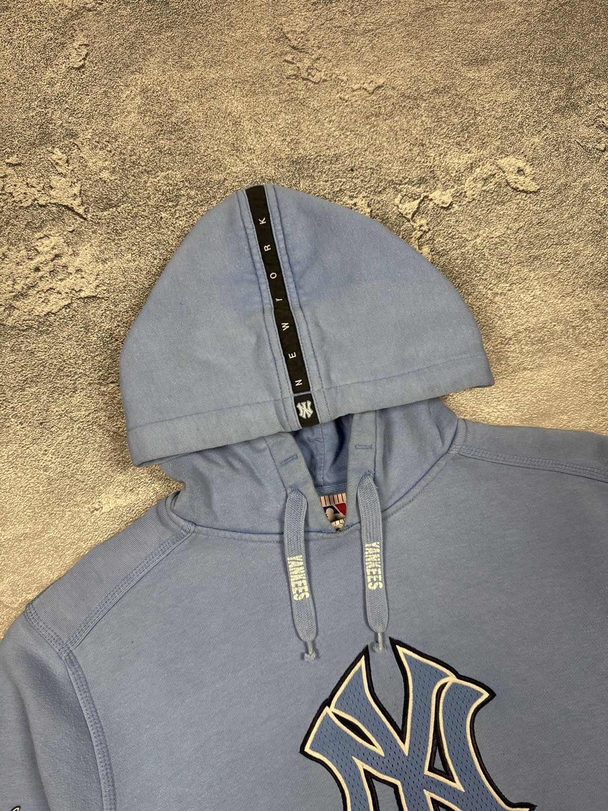 Majestic × New York Yankees New York NY Yankees Majestic hoodie vintage big logo center Size US M / EU 48-50 / 2 - 3 Thumbnail