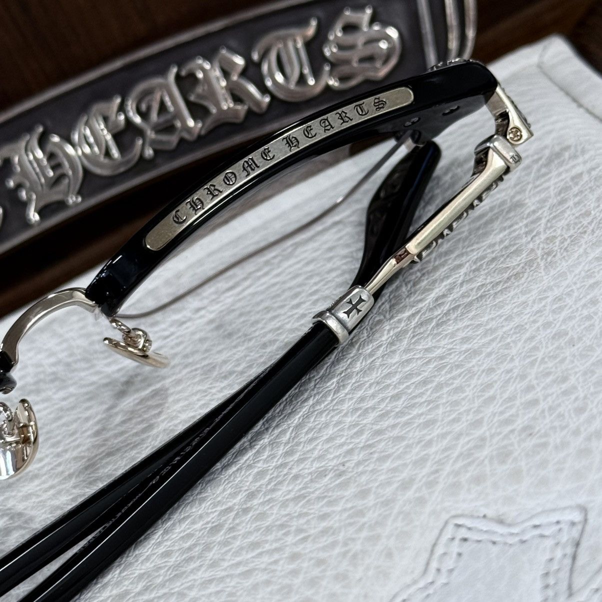Chrome Hearts Chrome Hearts VERTICAL SMILE II Glasses Size ONE SIZE - 10 Thumbnail