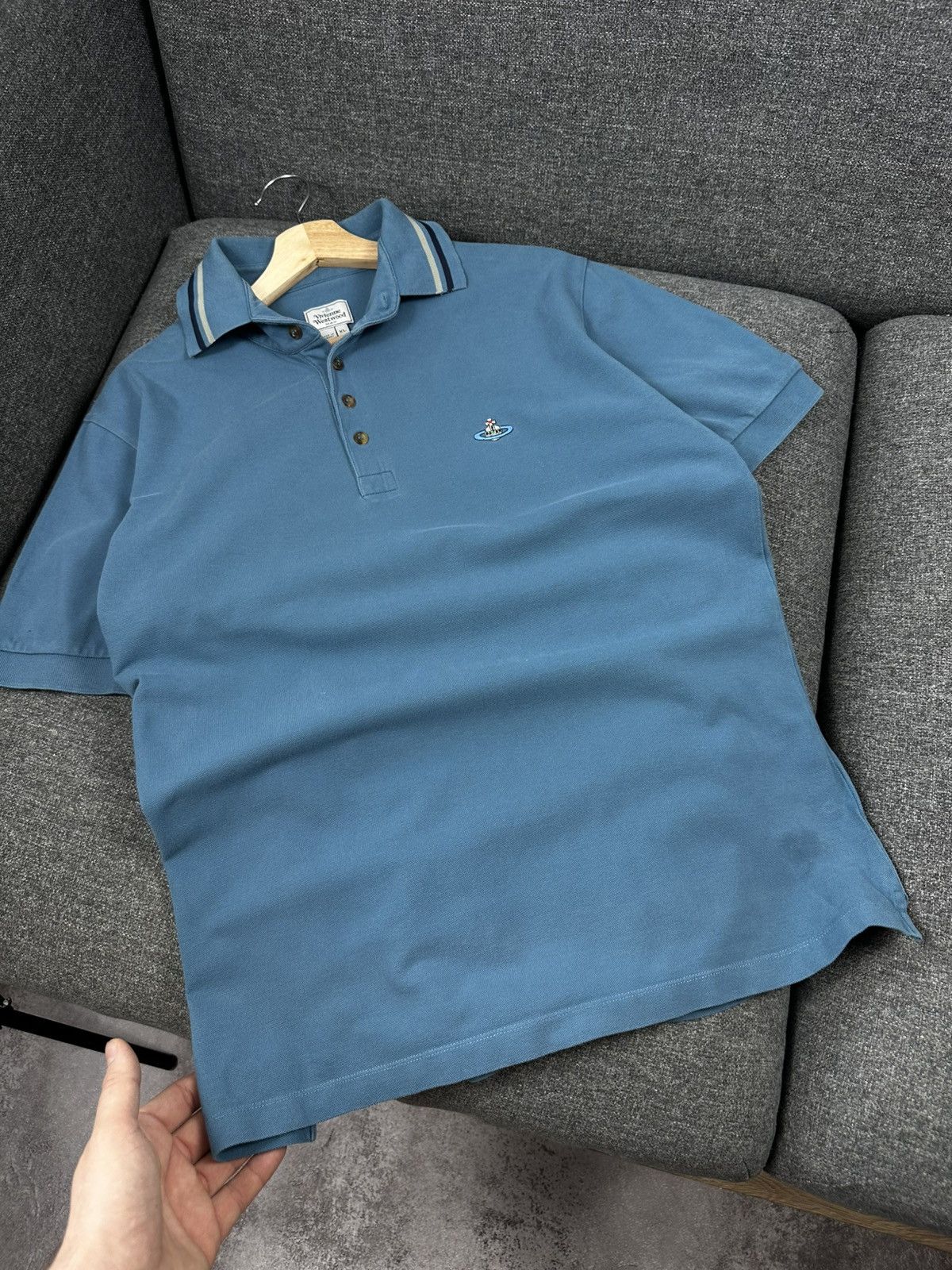 Vivienne Westwood Vivienne Westwood MAN Orb Logo Polo Shirt Size US XL / EU 56 / 4 - 5 Thumbnail