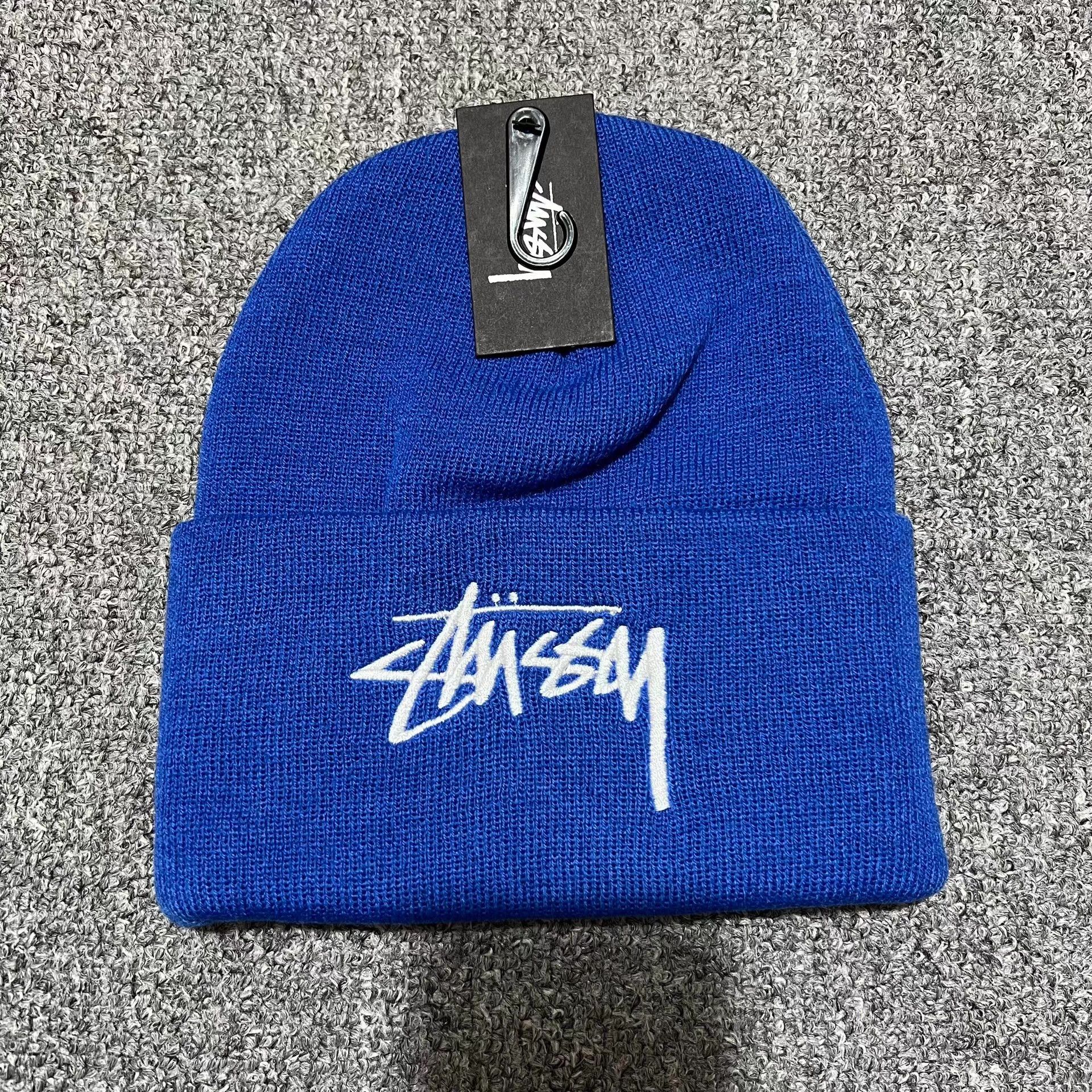 Stussy Stüssy Classic Embroidered Large Logo Knit Beanie Q7 Size ONE SIZE - 6 Thumbnail
