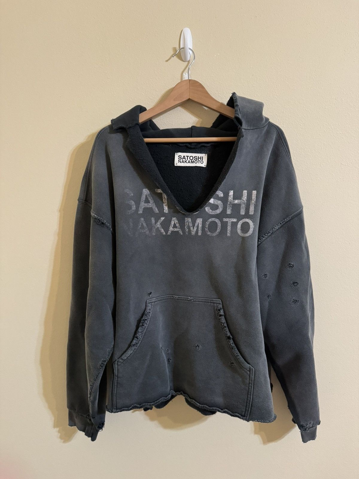 Satoshi Nakamoto Satoshi Nakamoto Distructo Hoodie Black XL Size US XL / EU 56 / 4 - 1 Thumbnail