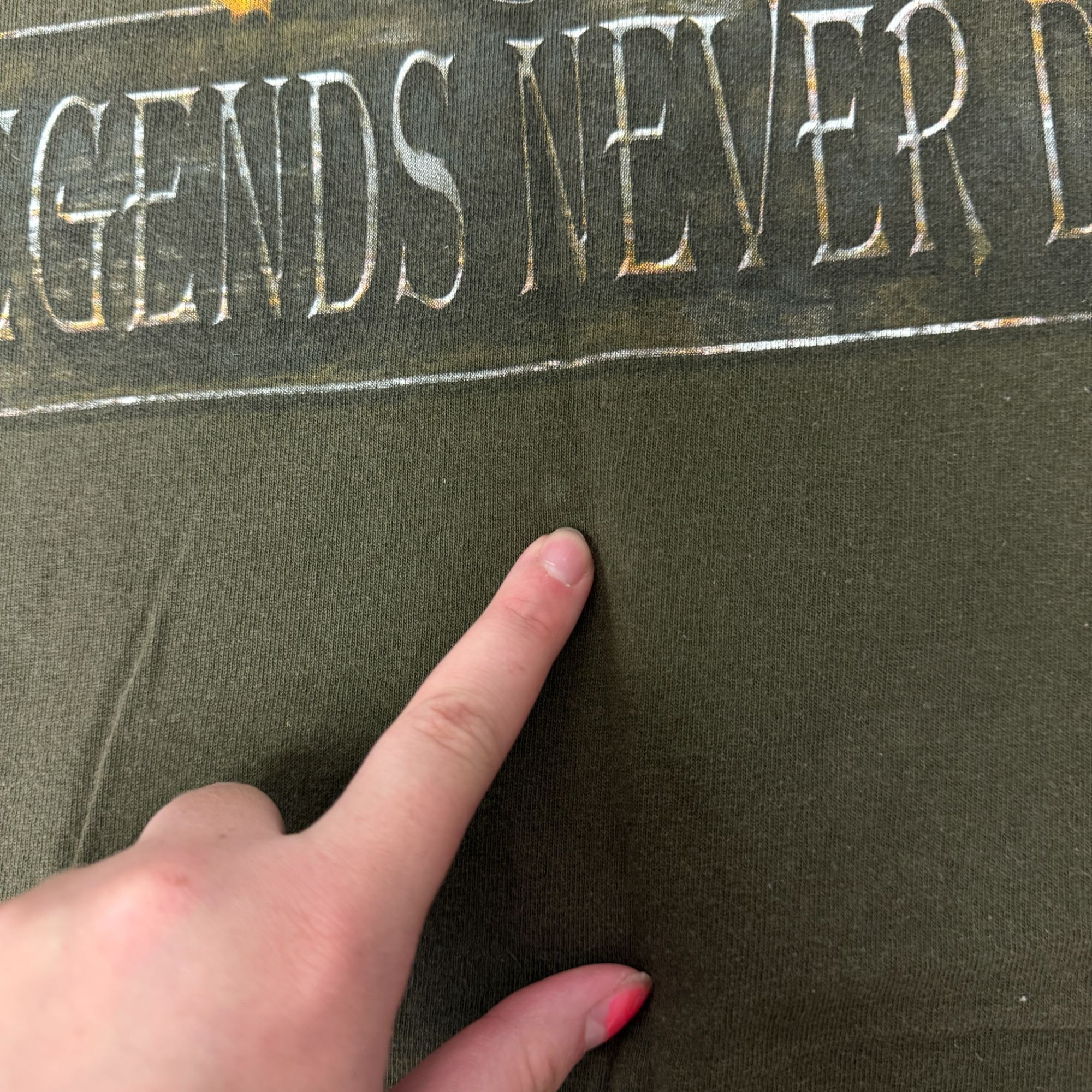Harley Davidson BATTLEFIELD GETTYSBURG Pa LEGENDS NEVER DIE Motorcycle Biker Size US XL / EU 56 / 4 - 8 Thumbnail