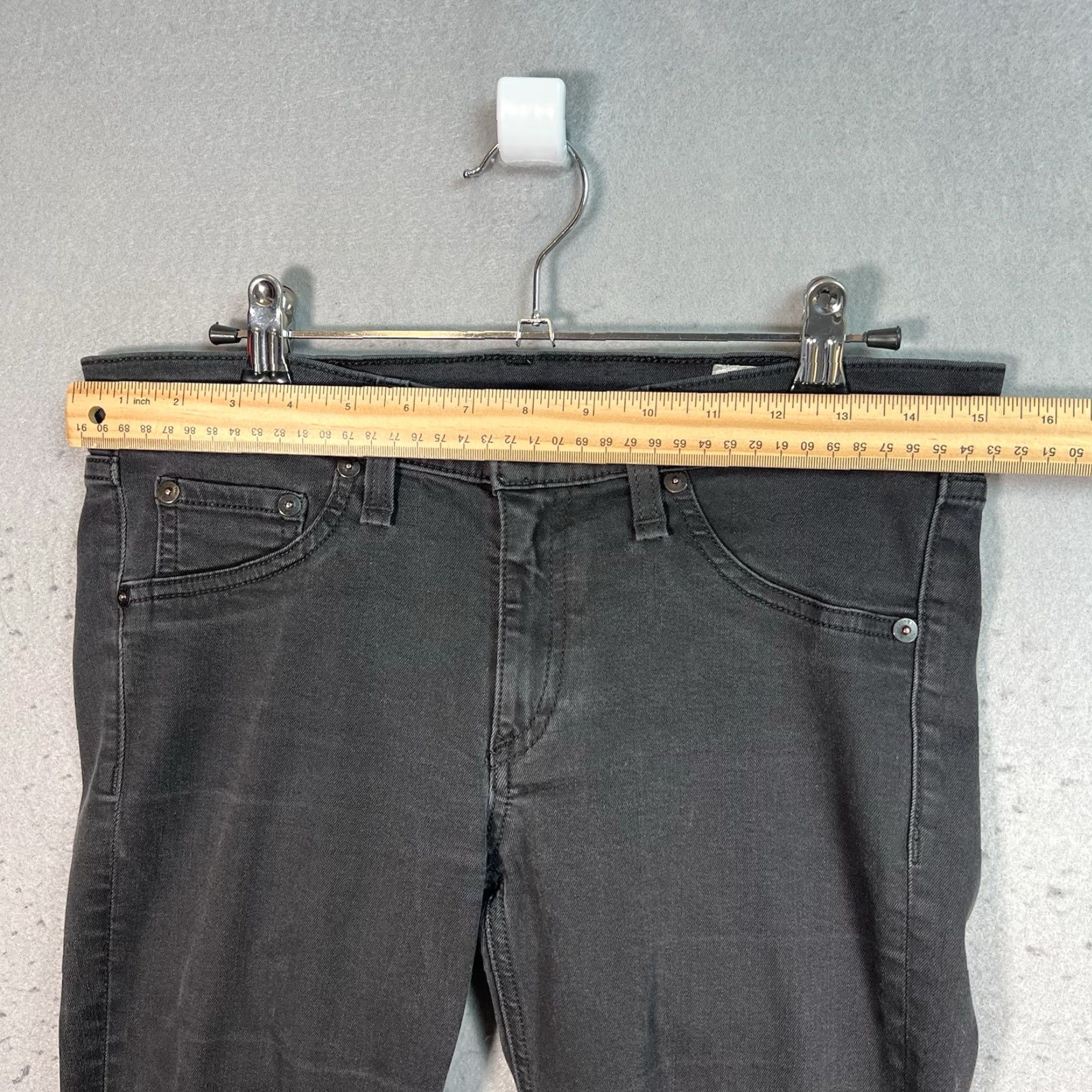 Rag & Bone Rag Bone Jeans Size 28 Black Midrise Stretchy Skinny Legging Womens Size 28" / US 6 / IT 42 - 2 Thumbnail