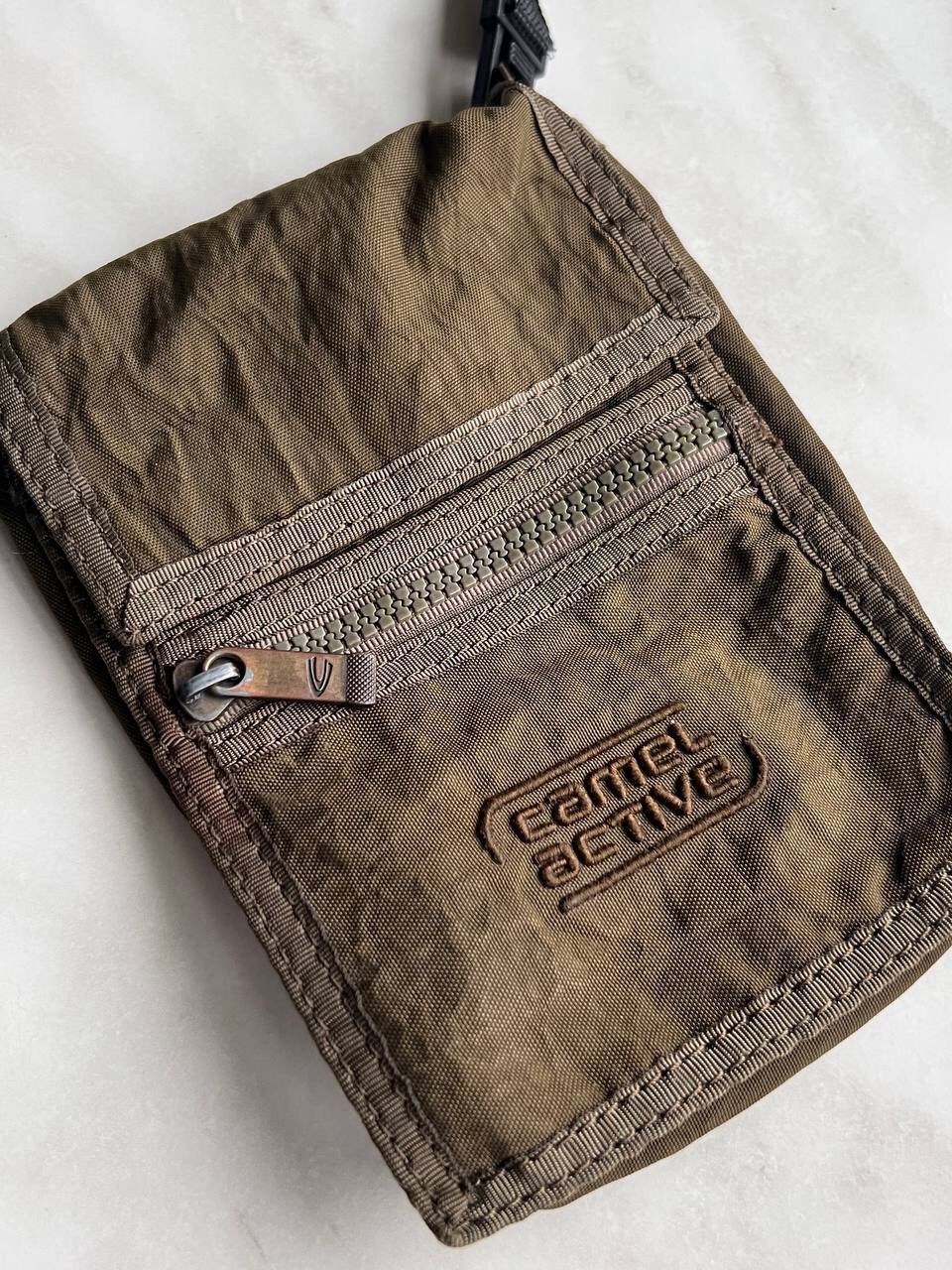 Japanese Brand × Vintage Vintage Camel Y2K Cross Body Military Shoulder Bag Khaki Size ONE SIZE - 4 Thumbnail