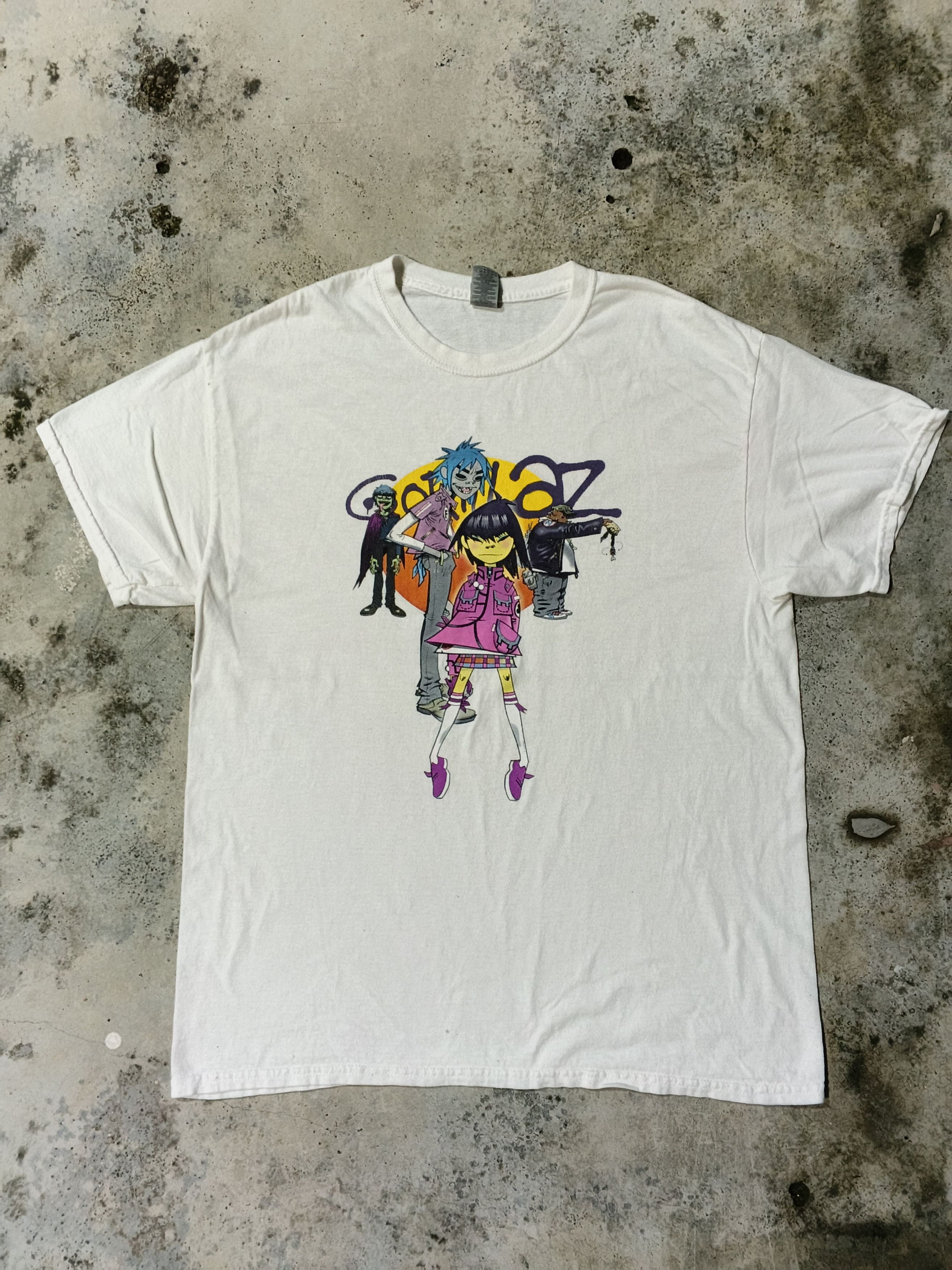 Band Tees Vintage Y2K Band Gorillaz Size L / US 10 / IT 46 - 1 Thumbnail