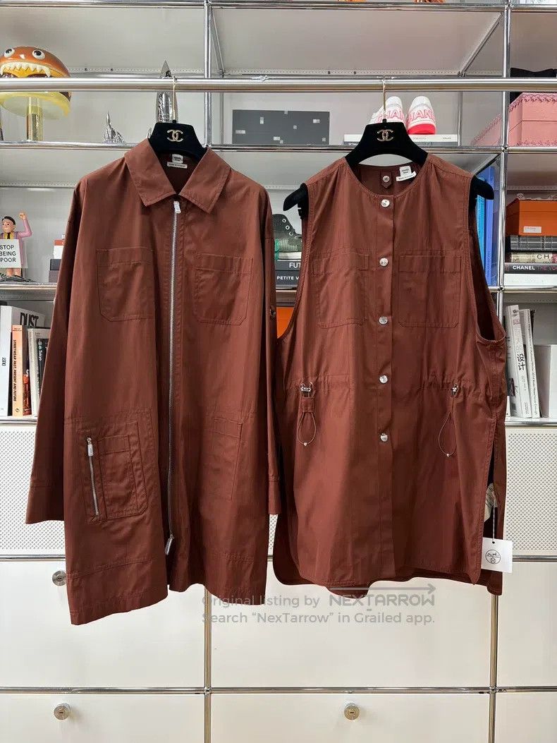 Hermes Hermes 25ss Shirt and Vest Two-Piece Set Size XS / US 0-2 / IT 36-38 - 1 Thumbnail