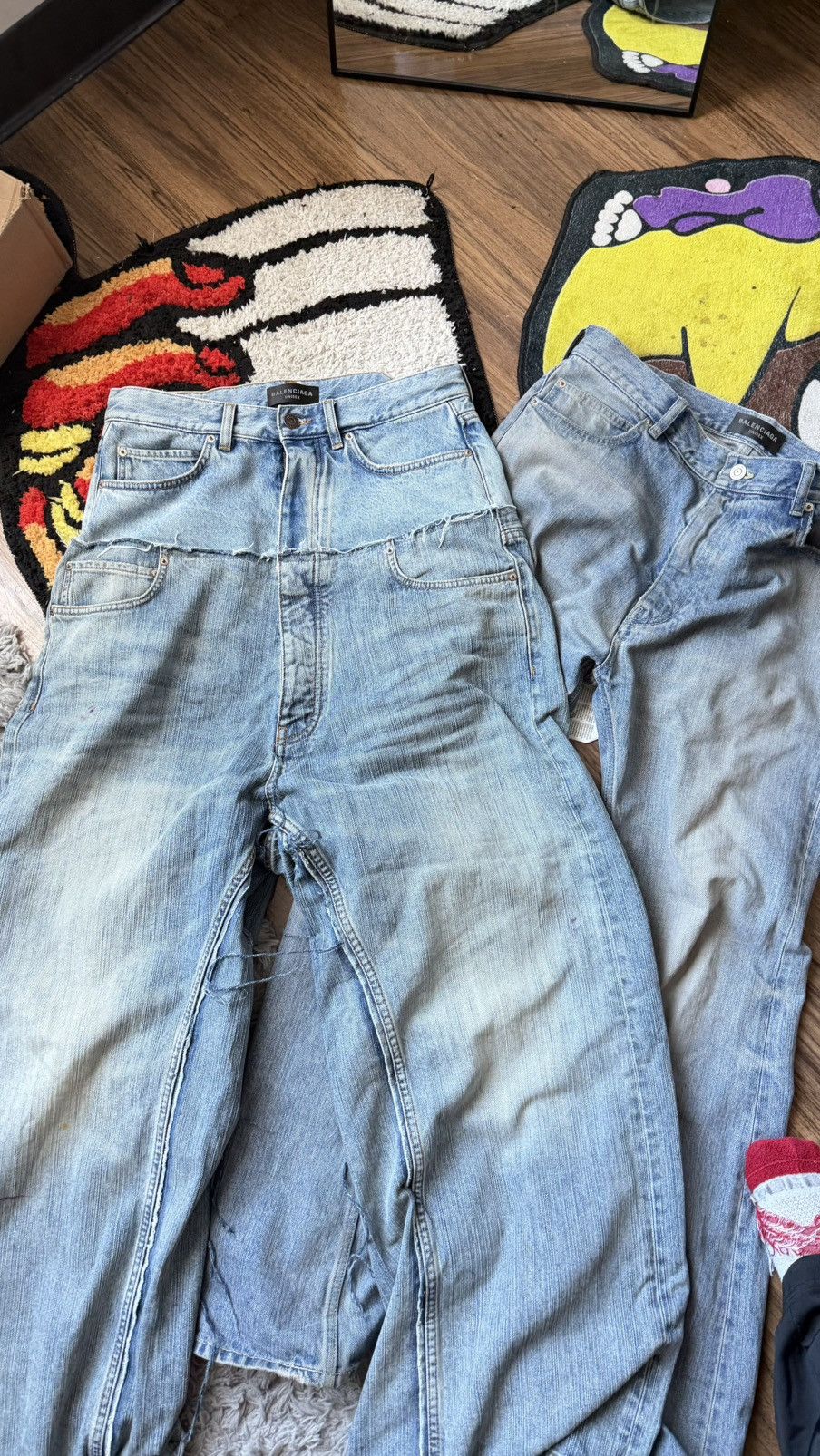 Balenciaga Balenciaga Cut Up Denim Size US 30 / EU 46 - 10 Thumbnail
