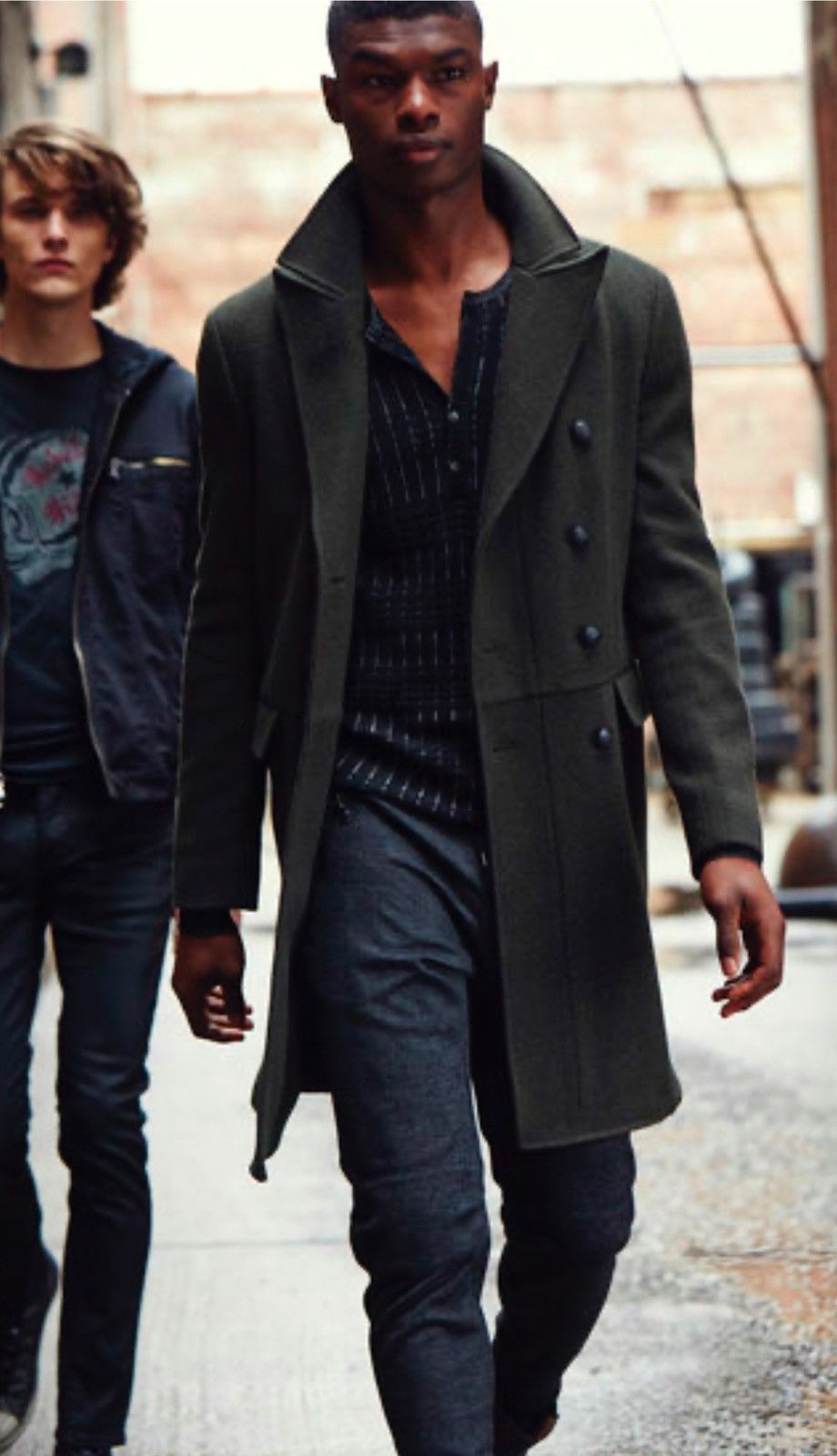 John Varvatos Double breasted coat. Small Size US S / EU 44-46 / 1 - 1 Thumbnail