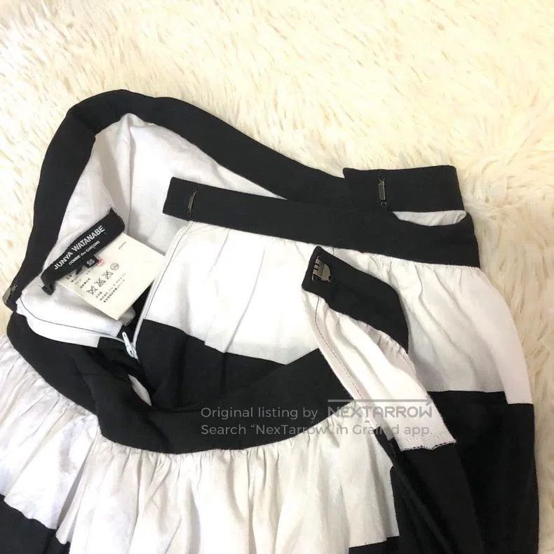 Junya Watanabe Junya Watanabe size XS Black and White Striped Skirt Size 25" / US 0 / IT 36 - 5 Thumbnail