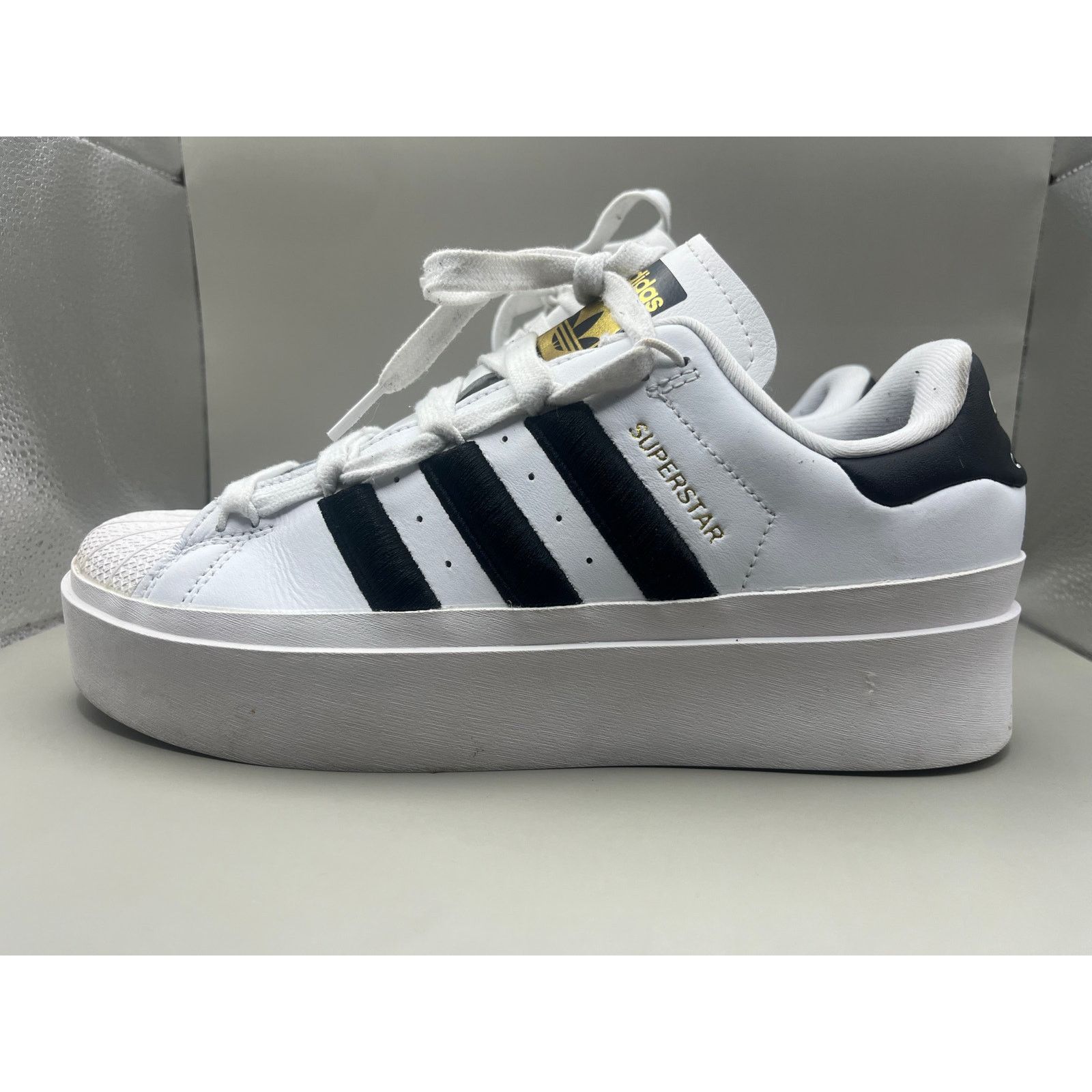 Adidas Adidas Superstar Black and Rose Gold Women's Size 10 | Grailed