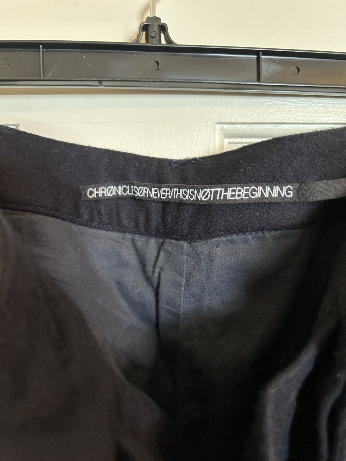 Chronicles Of Never Chronicles of Never Wool Flannel Skinny Pant Navy size Small Size US 28 / EU 44 - 7 Thumbnail