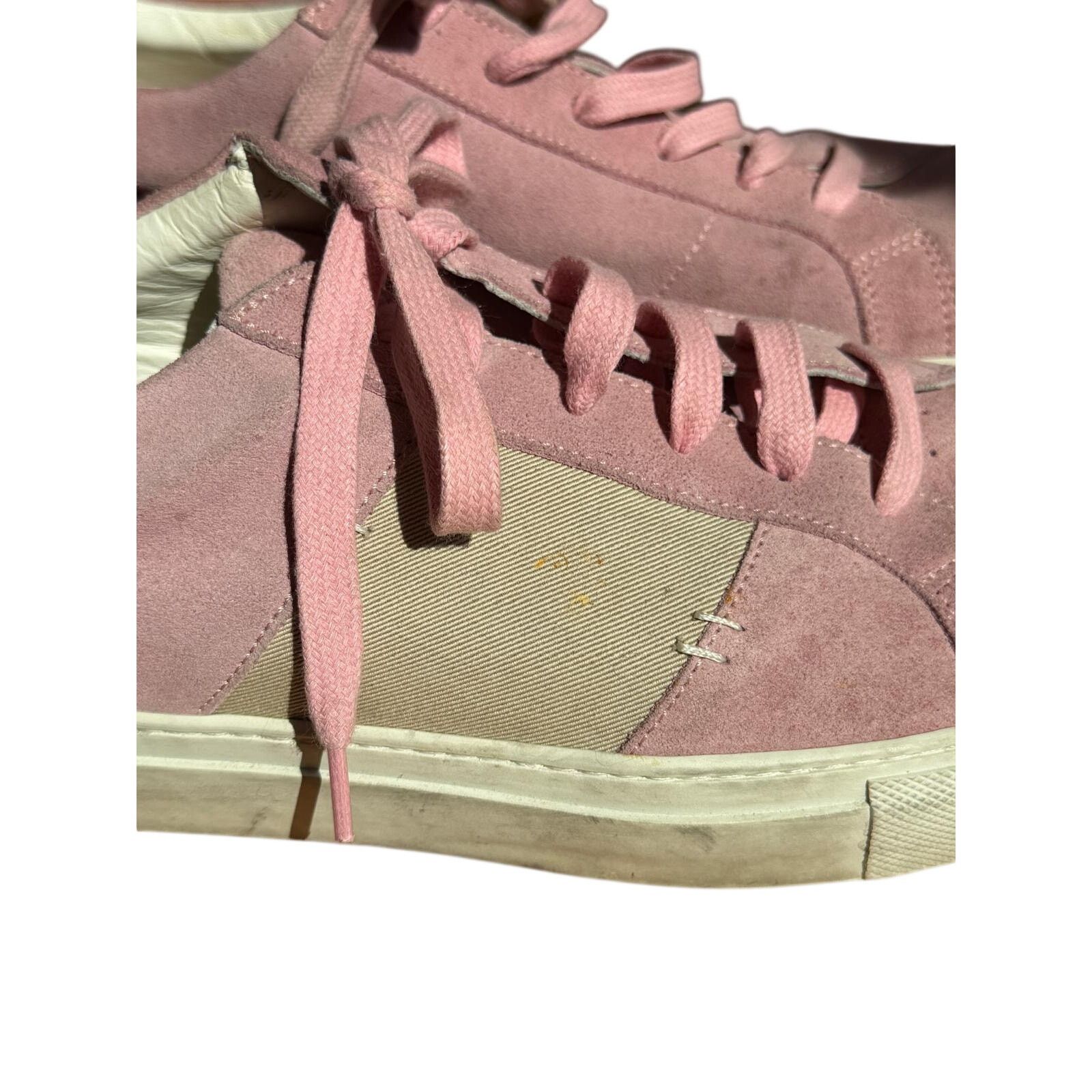 Greats Greats x Orley Pink Suede Royale Sneakers Size US 11 / EU 44 - 4 Thumbnail