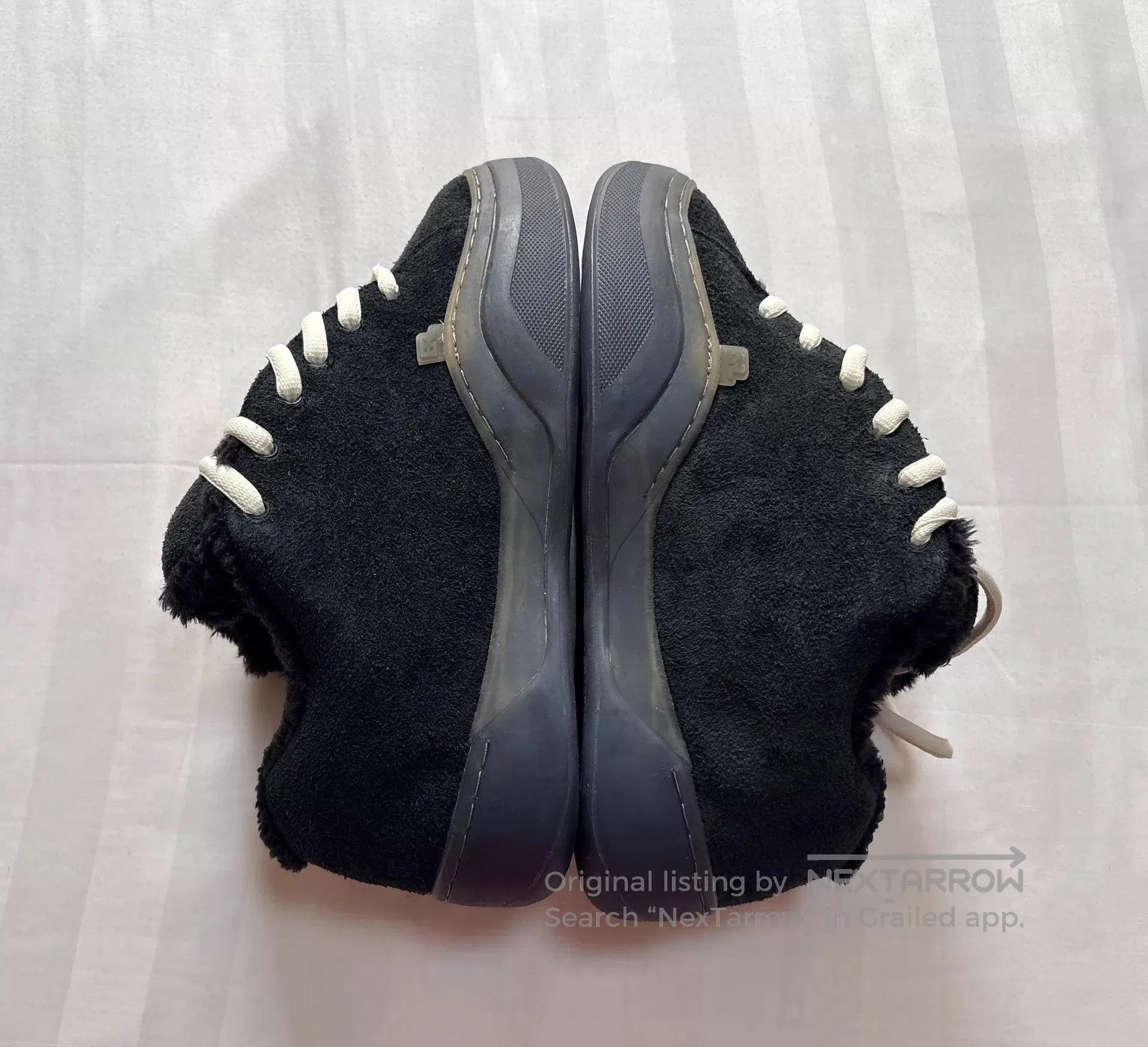 ERL Black Low-Top Sneakers with White Laces. Size US 8 / EU 41 - 8 Thumbnail