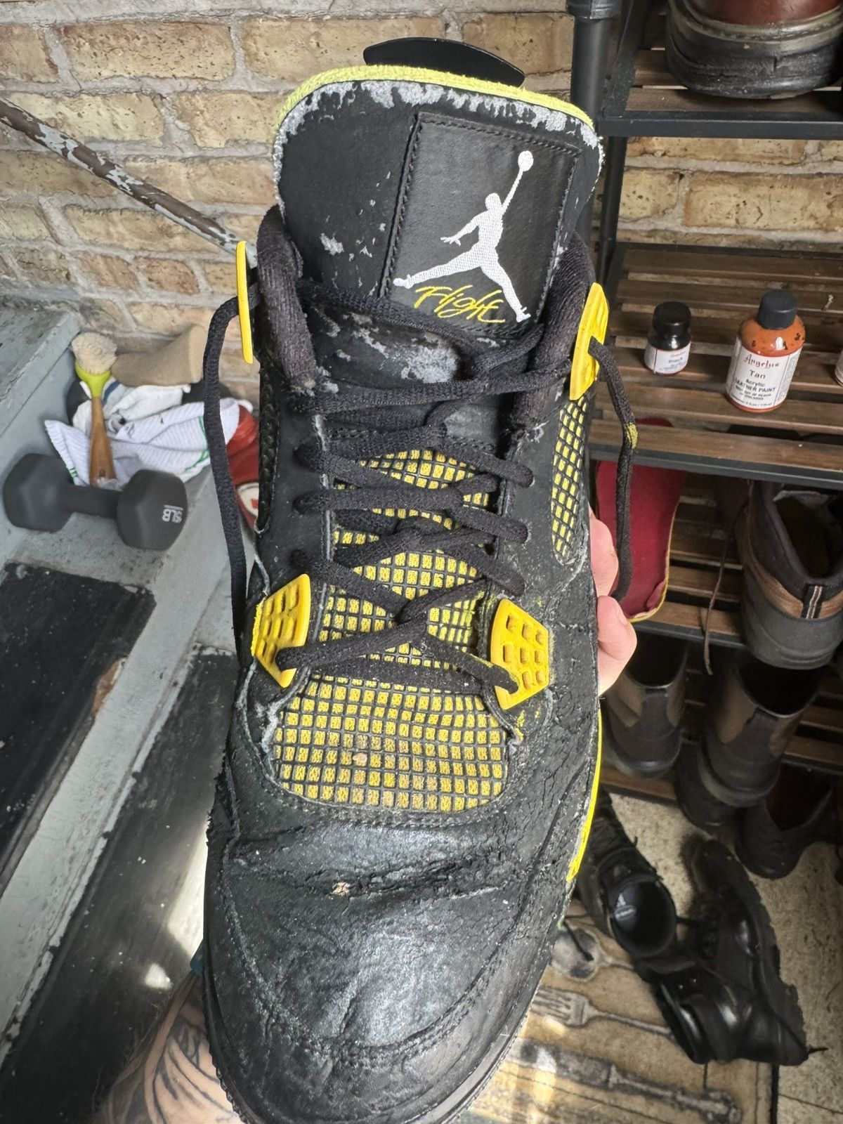 Jordan Brand 2012 thunder yellow Size US 12 / EU 45 - 8 Thumbnail