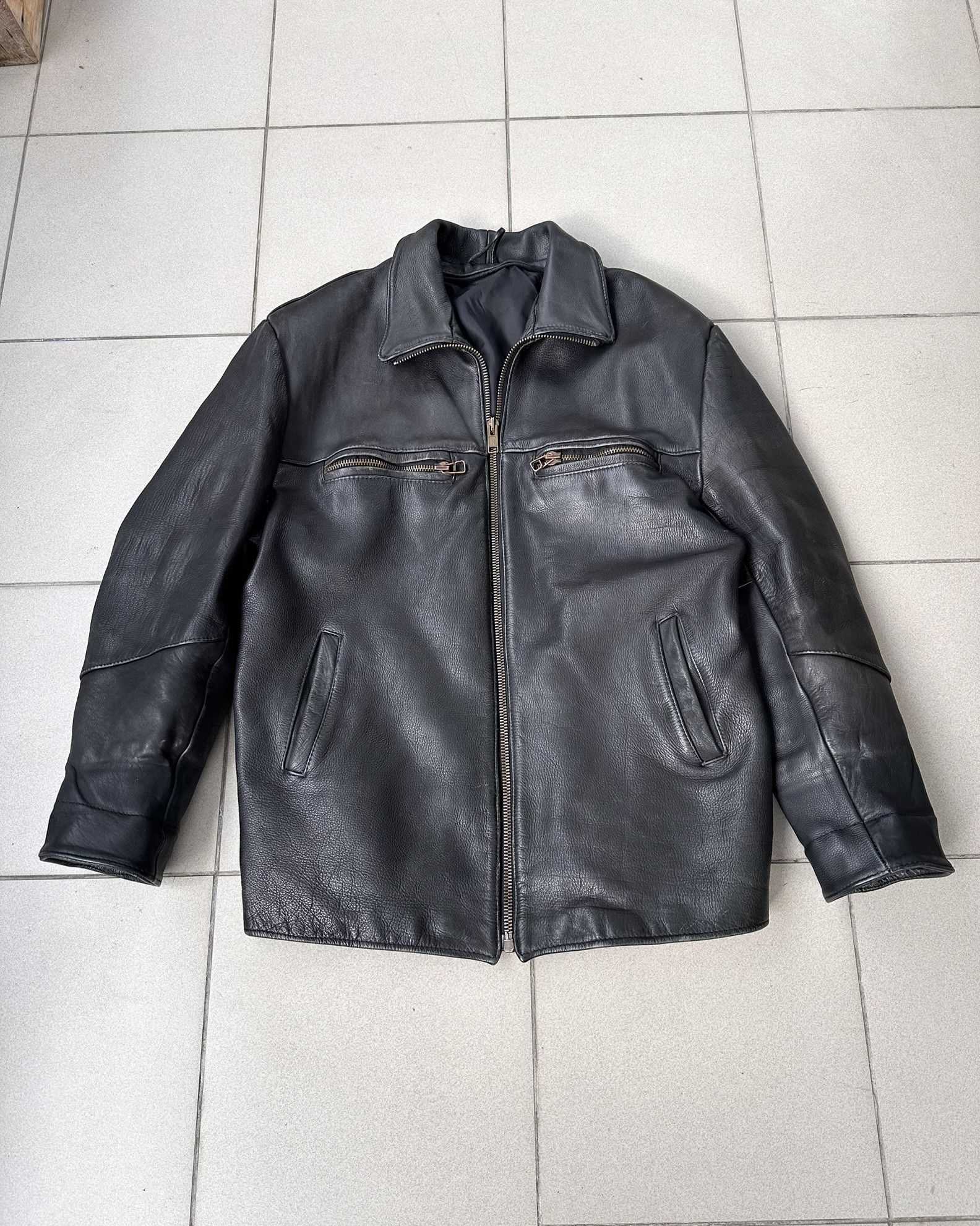 Vintage Vintage leather jacket starboy old money archive Size US L / EU 52-54 / 3 - 1 Thumbnail