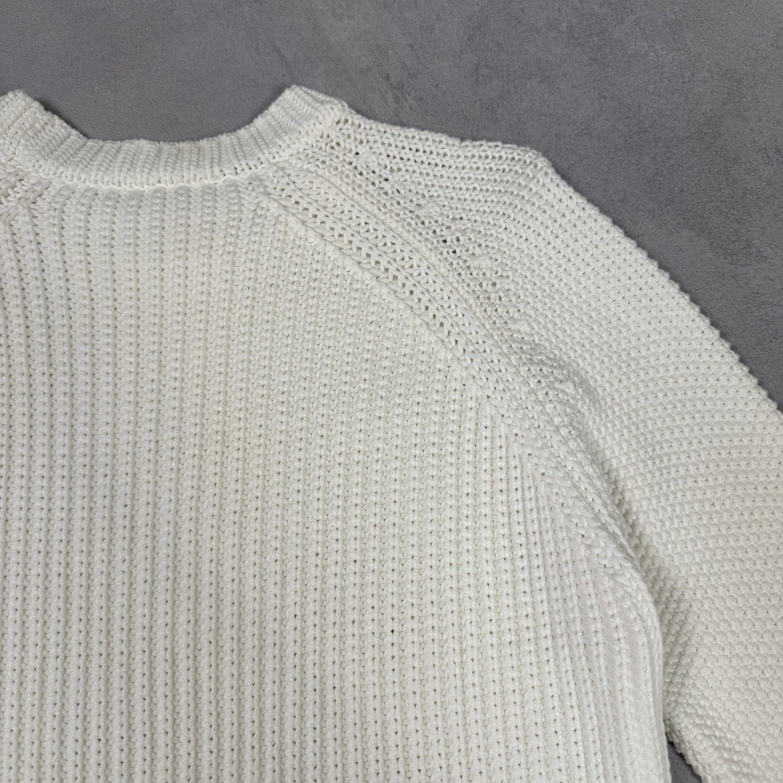 Ann Demeulemeester Ann Demeulemeester Men White Sweater Size S Oversized Size US S / EU 44-46 / 1 - 21 Thumbnail