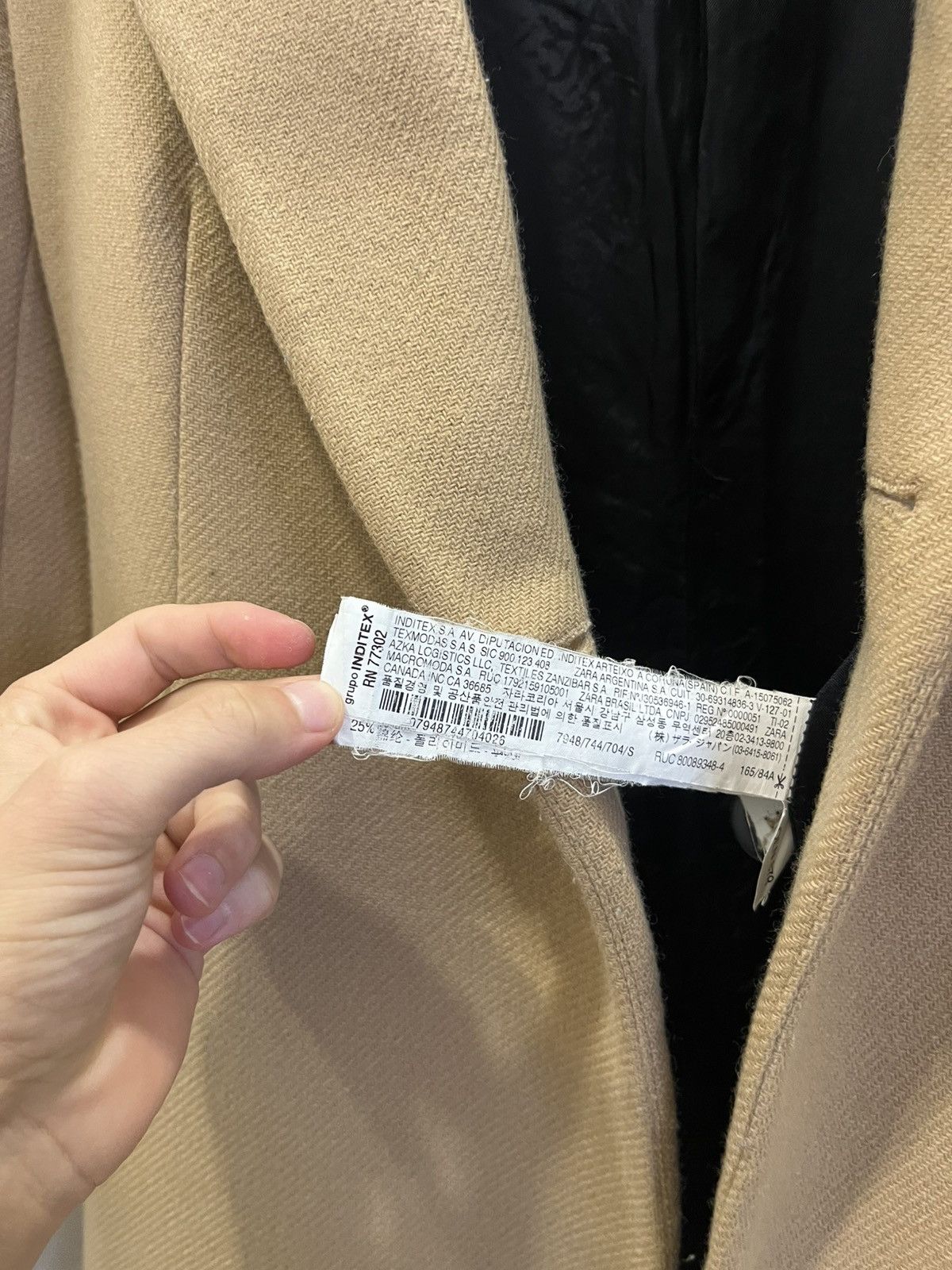 Zara Zara Manteco Women’s Brown Classic Elegant Wool Coat Sz S Size S / US 4 / IT 40 - 8 Thumbnail