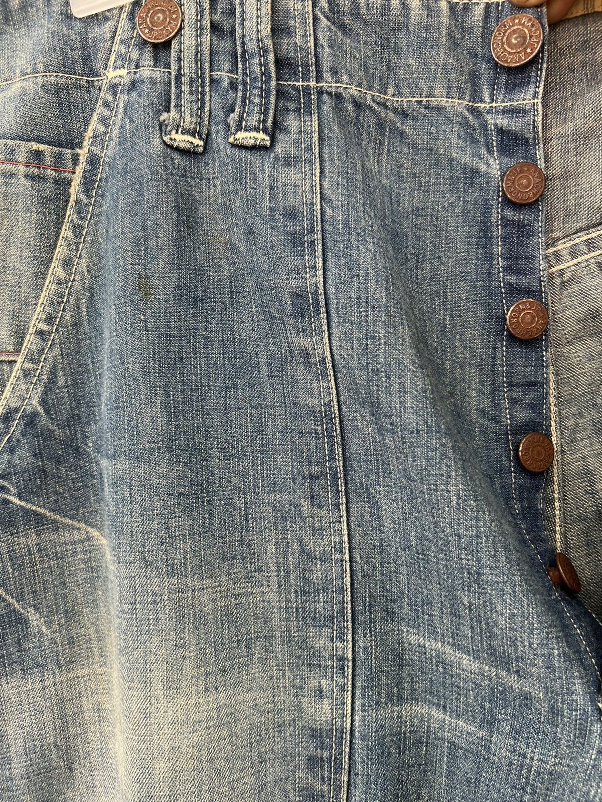 ANACHRONORM Anachronorm Japan Dirty Muddy Denim Distress Mine Jeans Size US 36 / EU 52 - 7 Thumbnail