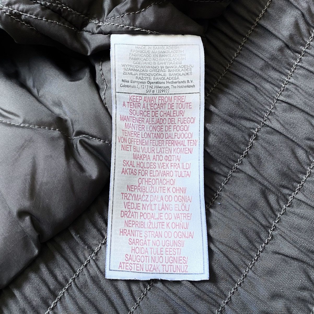 Nike Ws Y2K Vintage Nike Gray Light Zip Utility Jacket Streetwear Size M / US 6-8 / IT 42-44 - 20 Thumbnail