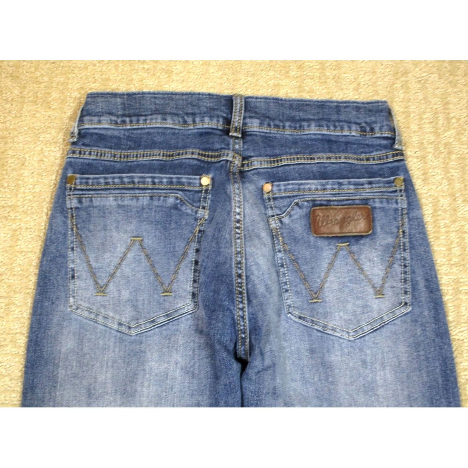 Wrangler Wrangler Retro Jeans Men 30x30 Slim Bootcut Blue Denim Size US 30 / EU 46 - 4 Thumbnail