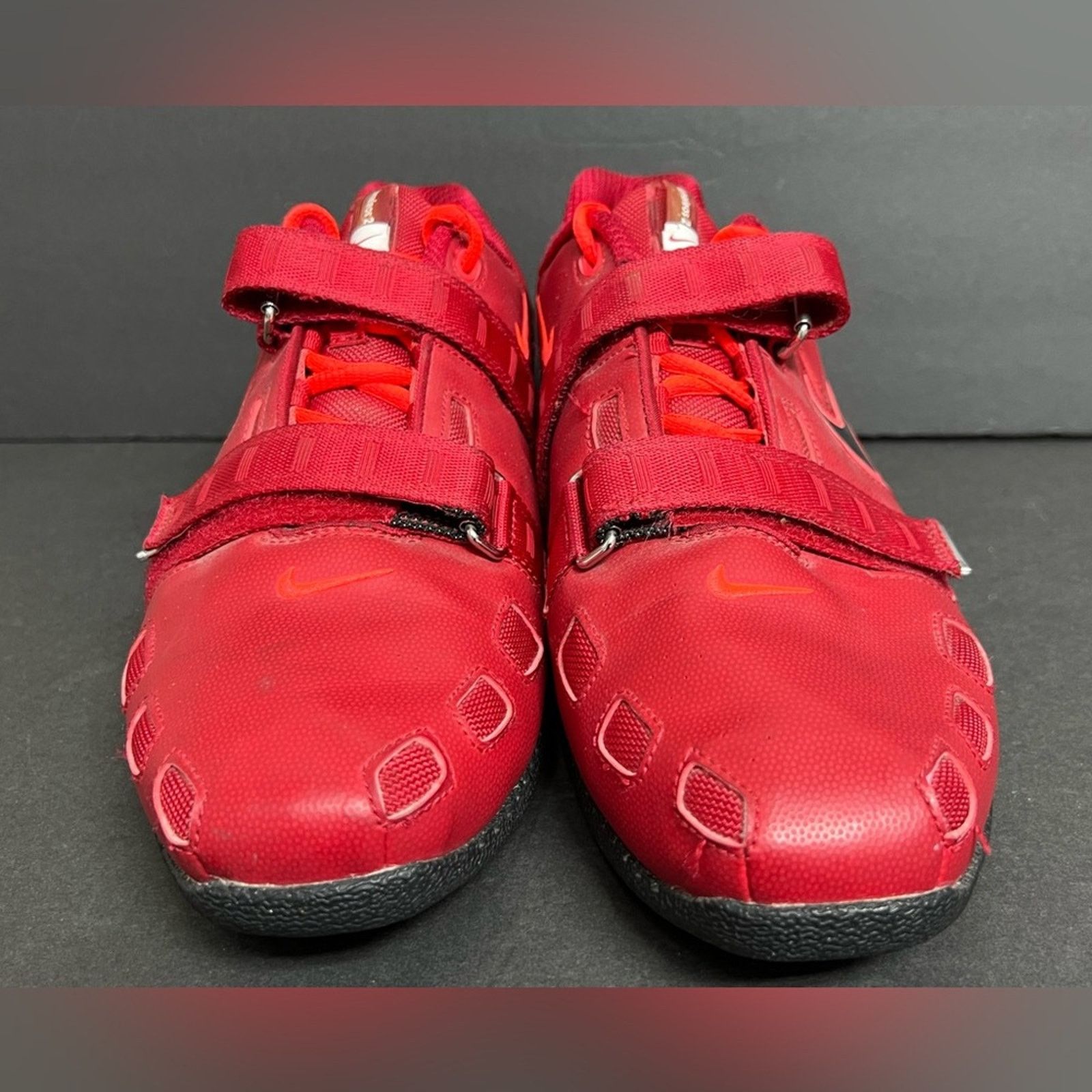 Nike Nike Romaleos 2 Red Black Weightlifting Shoes SAMPLE RARE Size US 14 / EU 47 - 5 Thumbnail