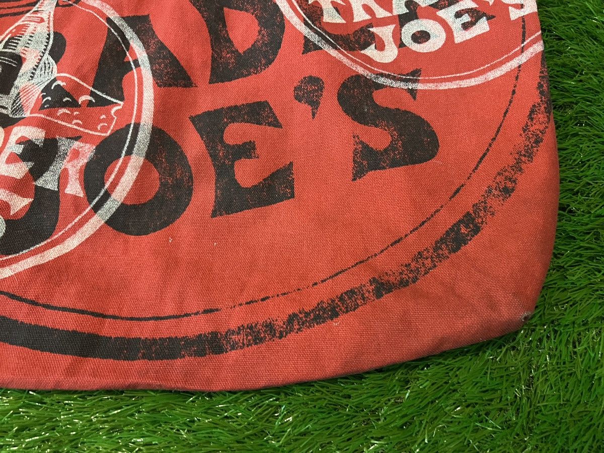 Vintage Rare Vintage Trader Joe’s Made in USA Canvas Tote Bag Red Size ONE SIZE - 5 Thumbnail