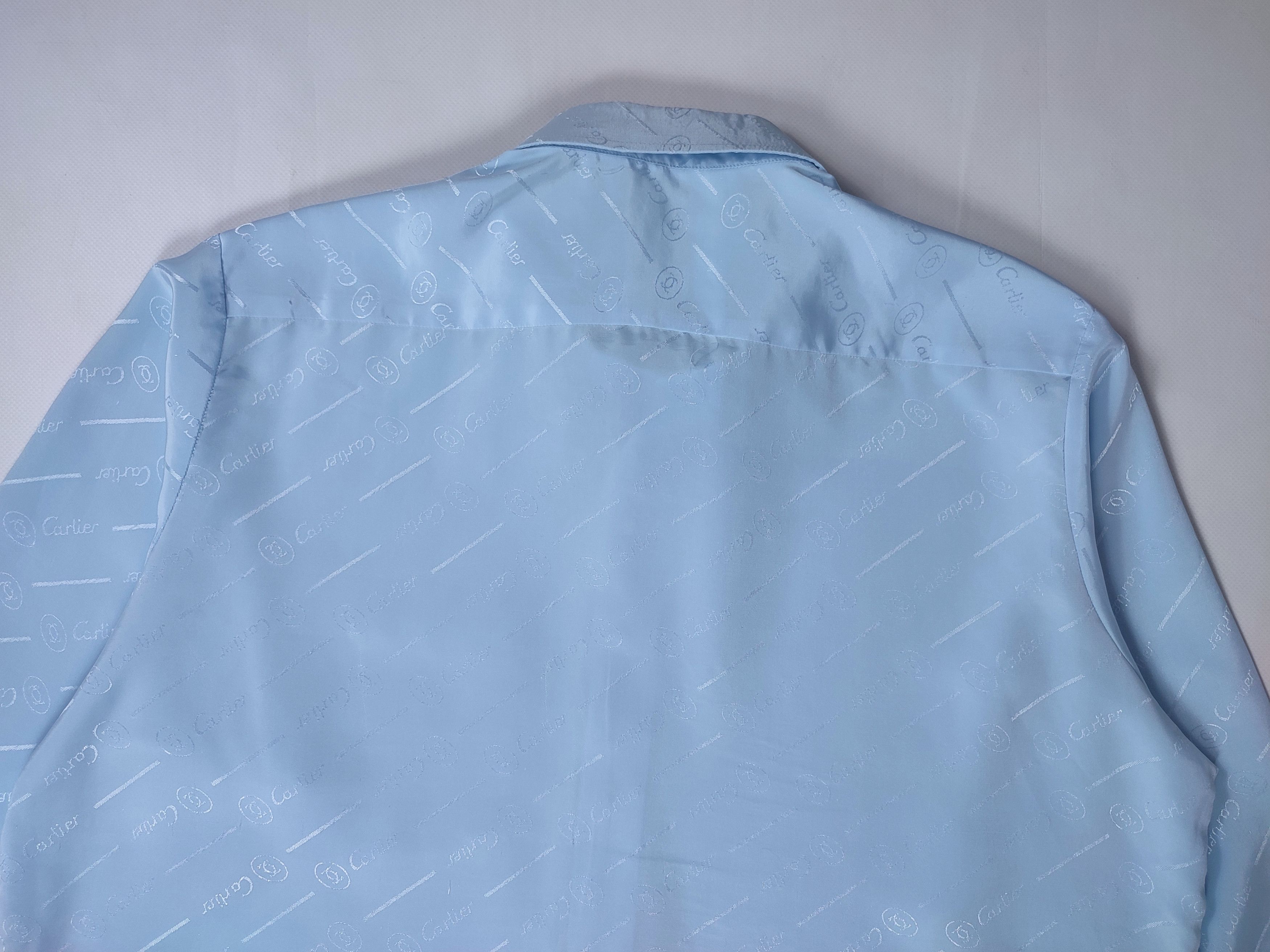 Cartier Vintage Monogram Cartier Shirt Size US L / EU 52-54 / 3 - 14 Thumbnail