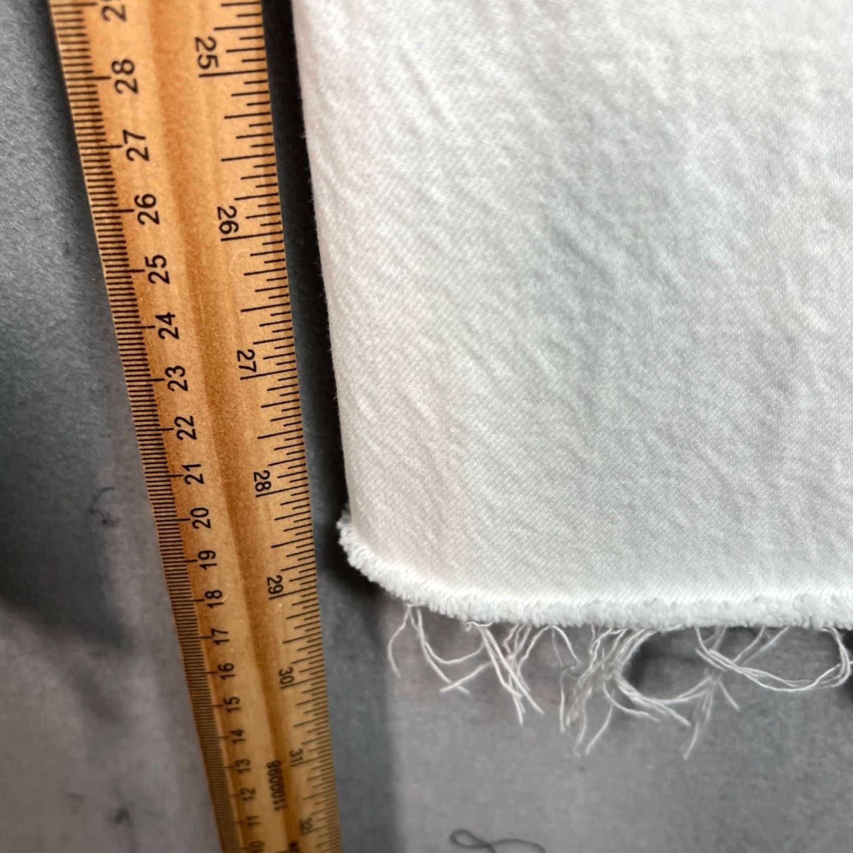 Mango Mango MNG Womens Jeans Straight Leg White Cotton High-Waisted Frayed Hem Size 4 Size 27" / US 4 / IT 40 - 7 Thumbnail