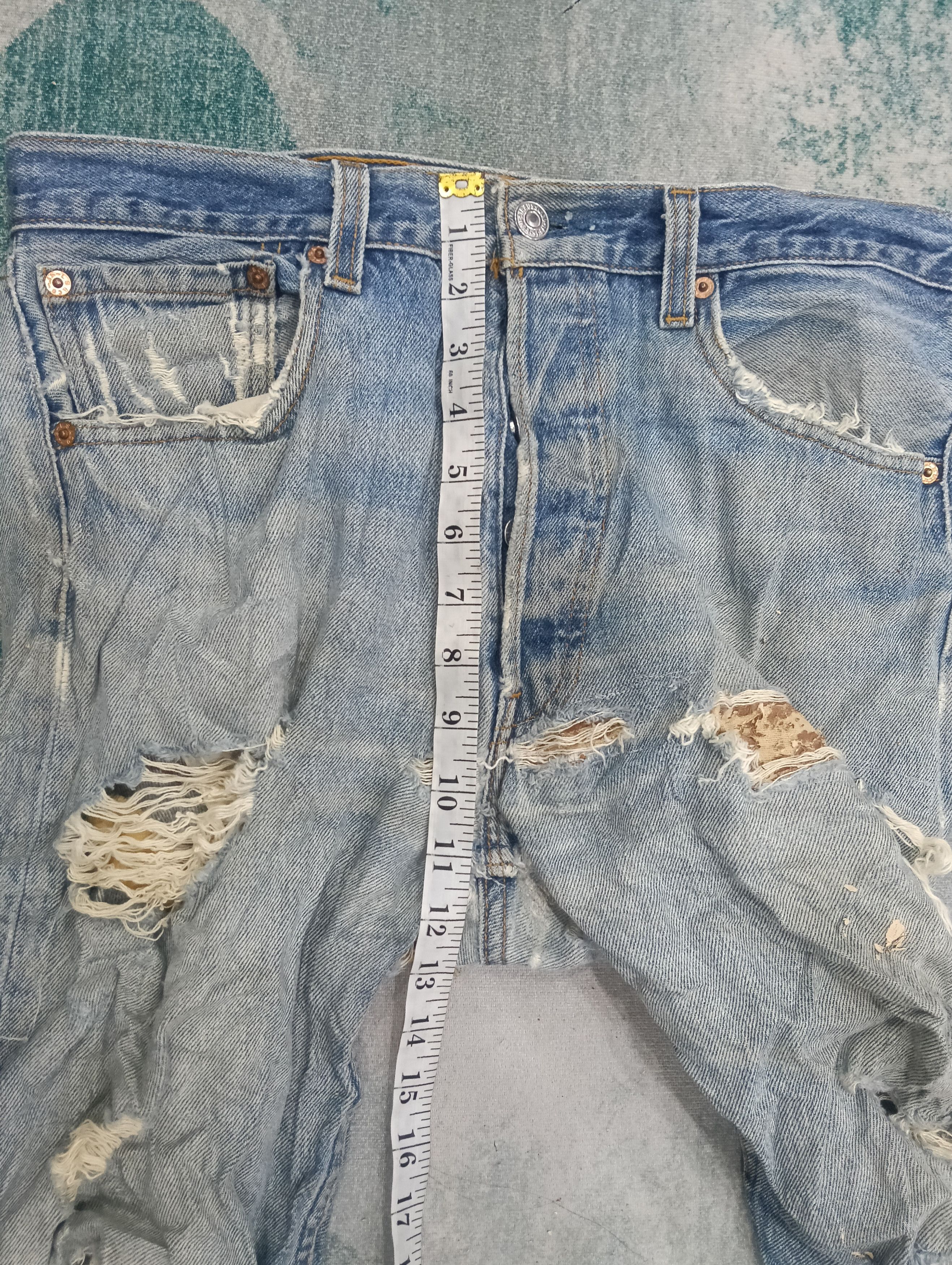 Levi's Vintage Clothing Vintage 501 Distressed Size US 34 / EU 50 - 14 Thumbnail