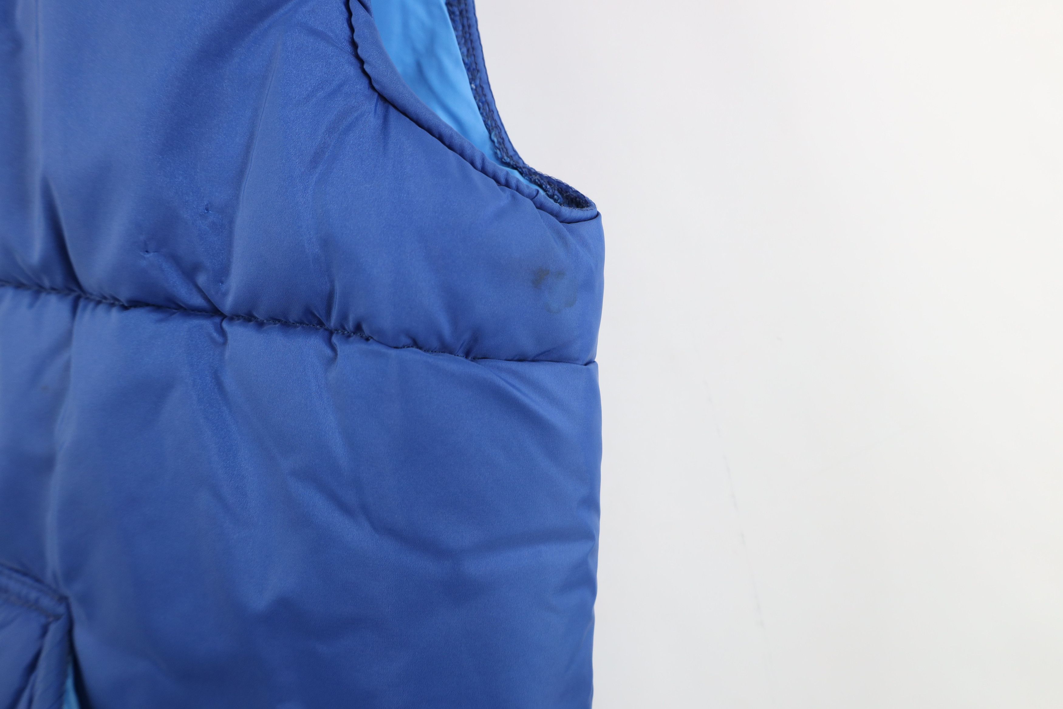 Vintage Vintage 70s Streetwear Blank Puffer Vest Jacket Royal Blue Size US M / EU 48-50 / 2 - 4 Thumbnail