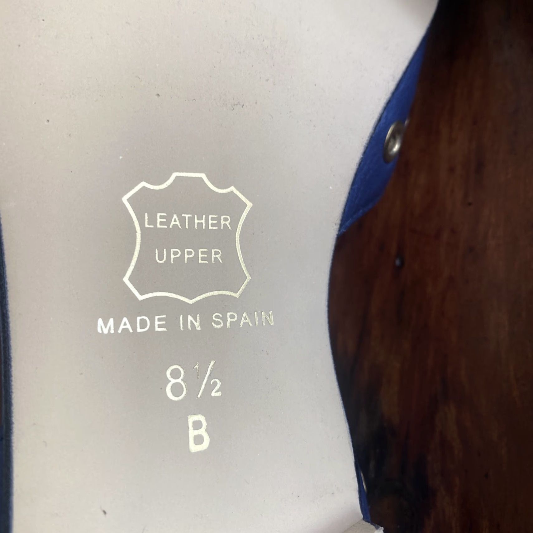 J Brand Fs/ny Brand new Womens blue Leather Sandals Size 8.5 Slide Blue Leather Womens 8.5 Size US 8.5 / IT 38.5 - 5 Thumbnail