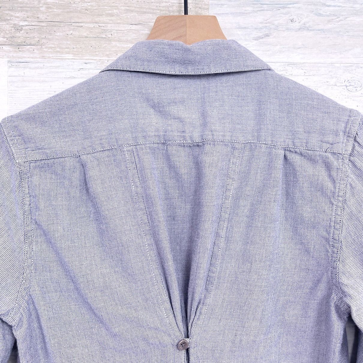 Other Horny Toad & Co Dobby Cinch Shirt Blue Organic Womens S Size S / US 4 / IT 40 - 4 Thumbnail