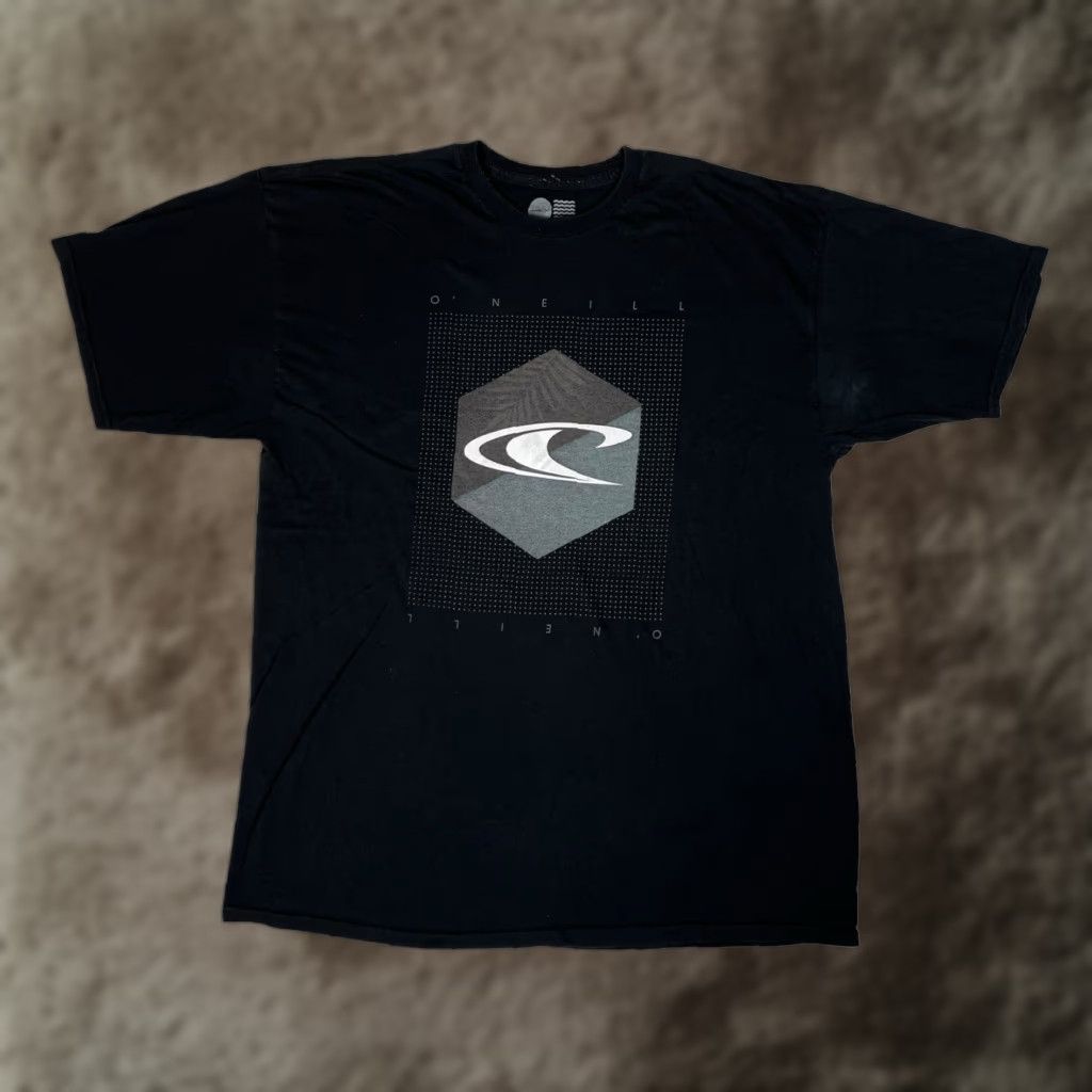 O'Neill VINTAGE O’Neill T-Shirt 2XL Men Black 90s Beach Classic Short Sleeve Shirts 2XL Mens Size US XXL / EU 58 / 5 - 1 Thumbnail
