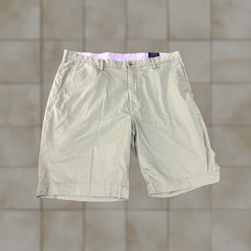 Polo Ralph Lauren Polo Ralph Lauren Chino Shorts Mens 40 Green Stretch Classic Fit Casual Twill Size US L / EU 52-54 / 3 - 1 Thumbnail