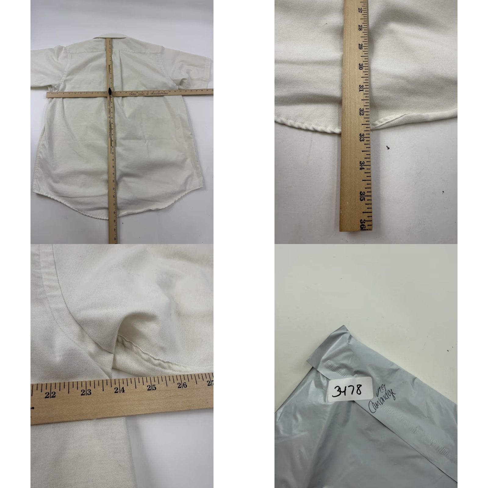 Vintage VINTAGE Cambridge Classics Shirt Mens XL White Wrinkle Free Oxford Short Sleeve Size US XL / EU 56 / 4 - 8 Thumbnail