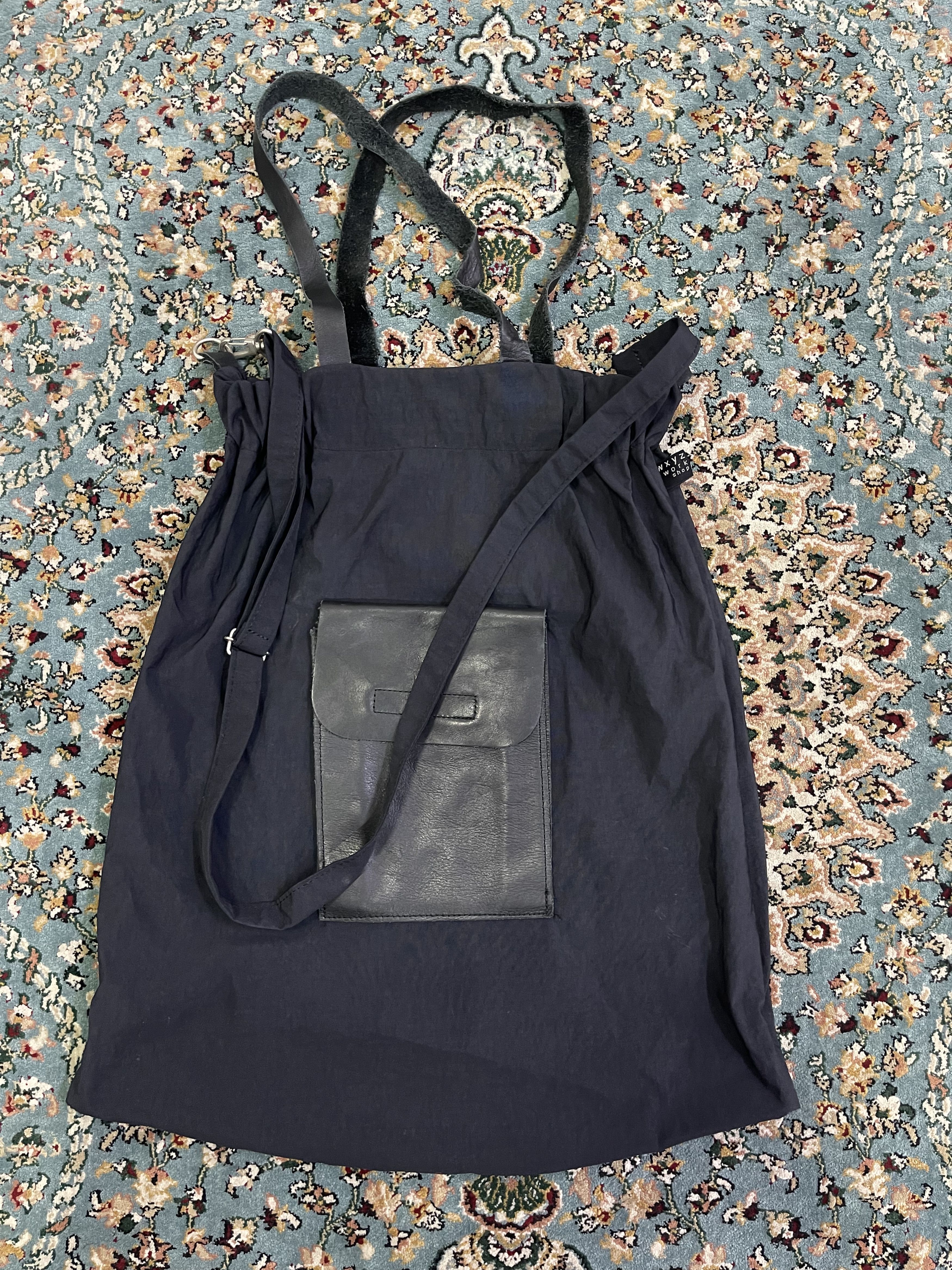 Yohji Yamamoto WXYZ Workshop by Yohji Yamamoto Slingbag Leather Pocket Size ONE SIZE - 1 Thumbnail