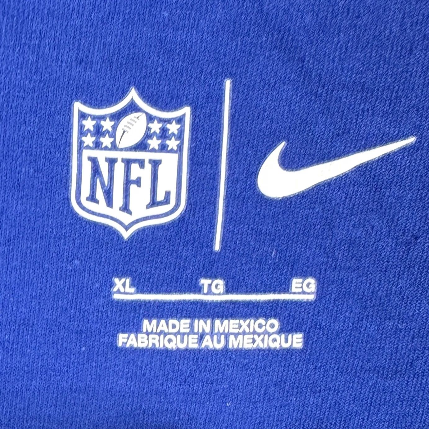Nike Nike New York Giants T-Shirt Mens XL Blue Red NFL Crew Neck Short Sleeve Tee Size US XL / EU 56 / 4 - 4 Thumbnail