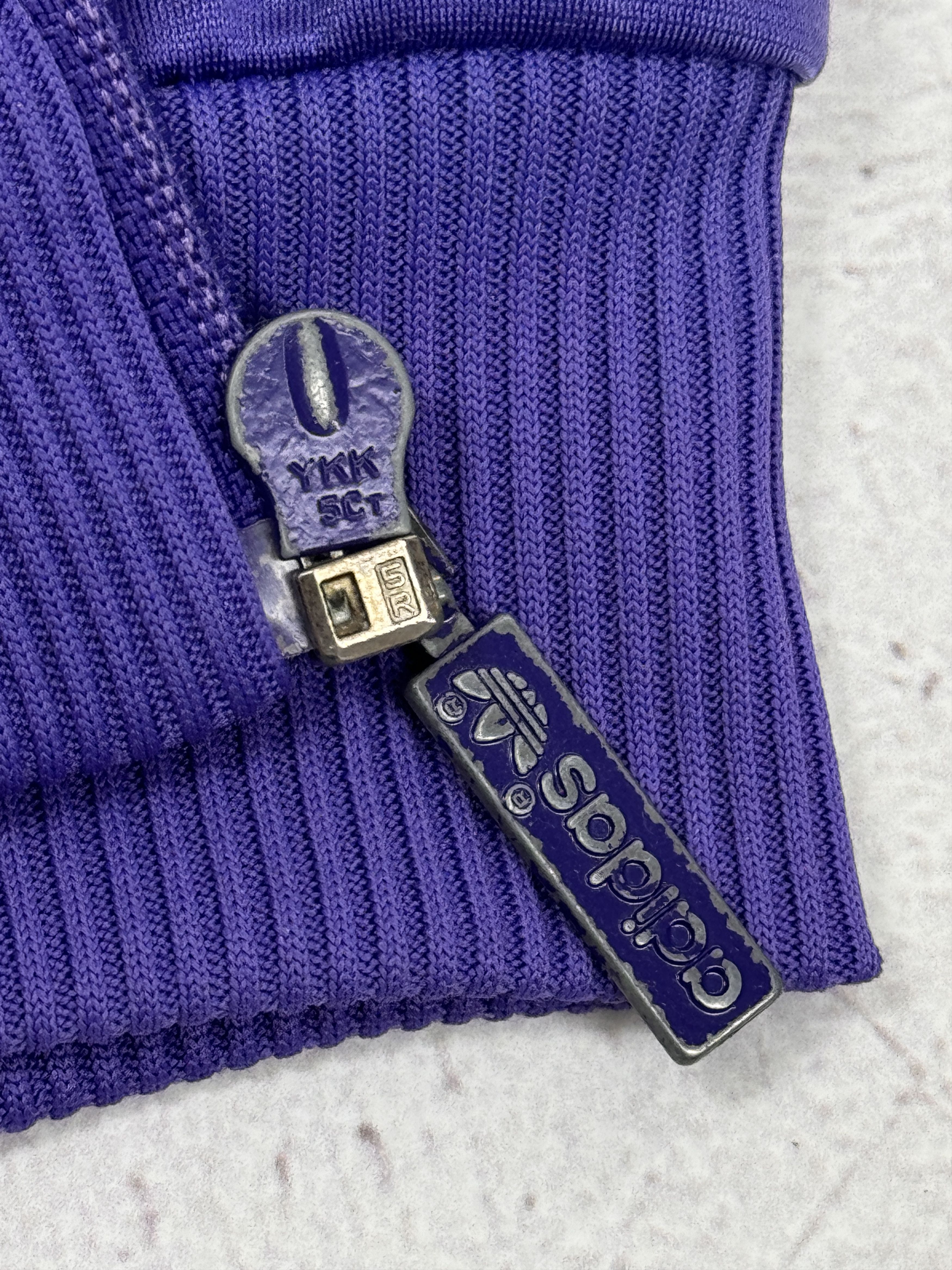 Adidas × Vintage Vintage Adidas Track Jacket Purple & Dark Blue Size US L / EU 52-54 / 3 - 15 Thumbnail