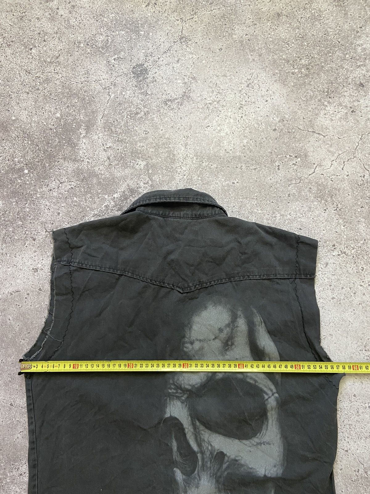 Band Tees Vintage Y2K Spiral Big Double Scull Logo Vest T-Shirt Size US M / EU 48-50 / 2 - 5 Thumbnail