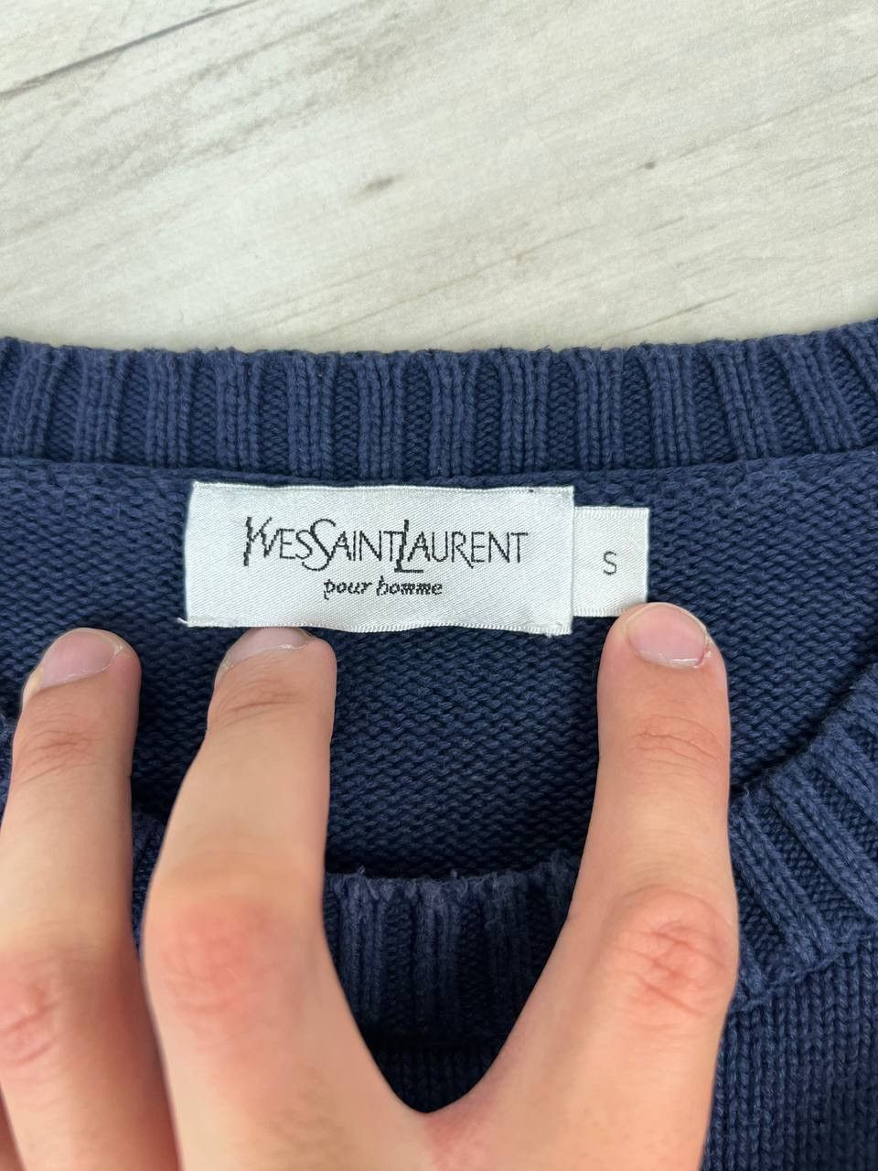 Yves Saint Laurent Vintage Yves Saint Laurent Knit Sweater YSL Logo Size US S / EU 44-46 / 1 - 12 Thumbnail