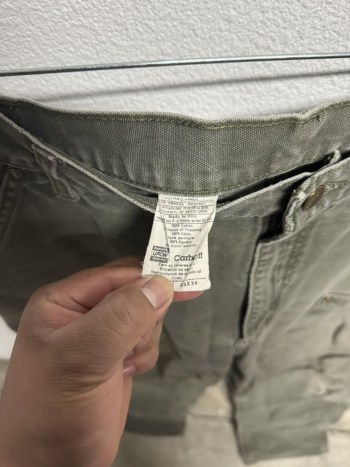 Carhartt Carhartt green double knee pants size 38 x 34 Size US 38 / EU 54 - 3 Thumbnail