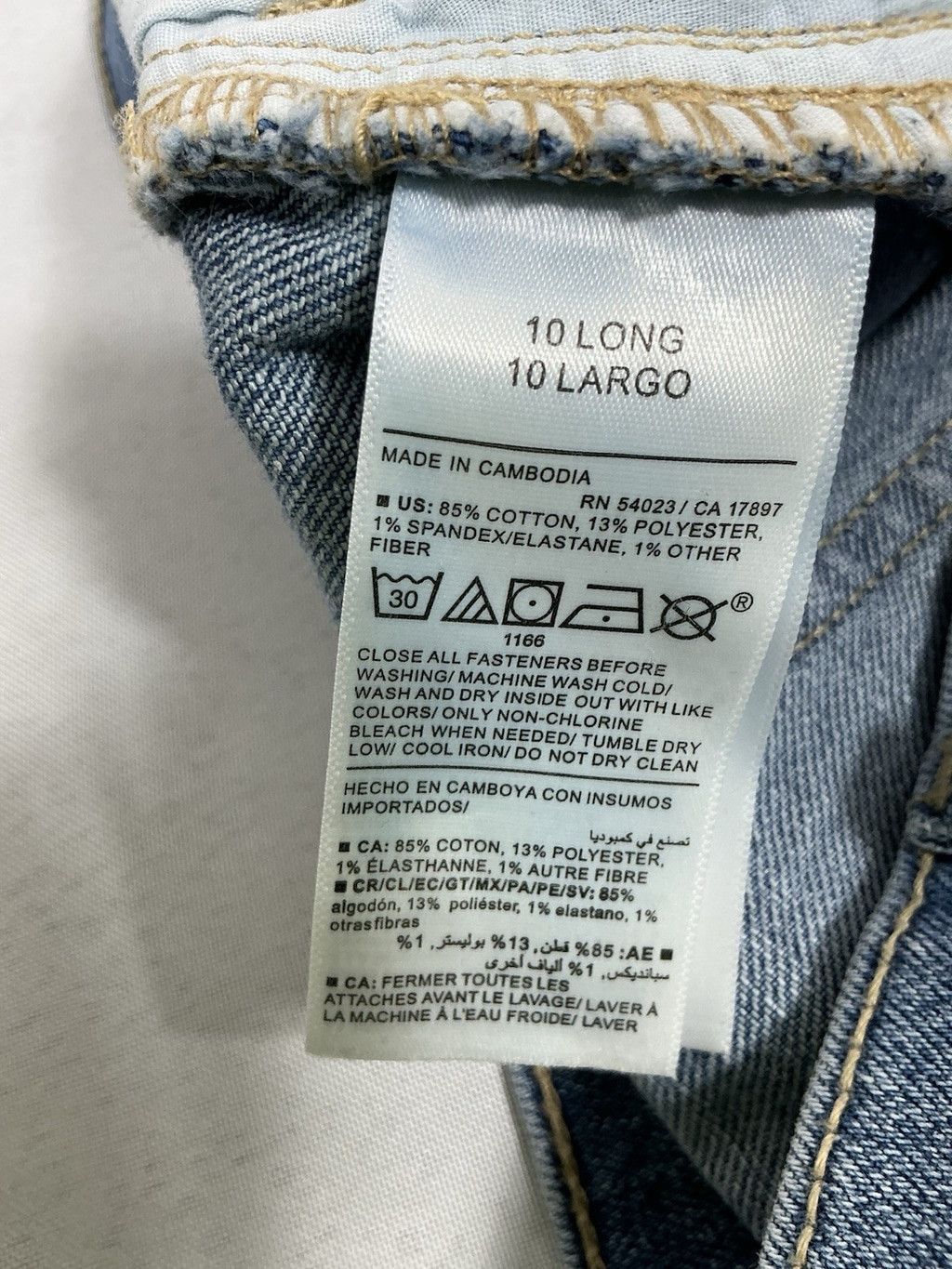 Old Navy Womans Old Navy Boyfriend Blue Jeans Size 10 Long Straight Size 32" / US 10 / IT 46 - 4 Thumbnail
