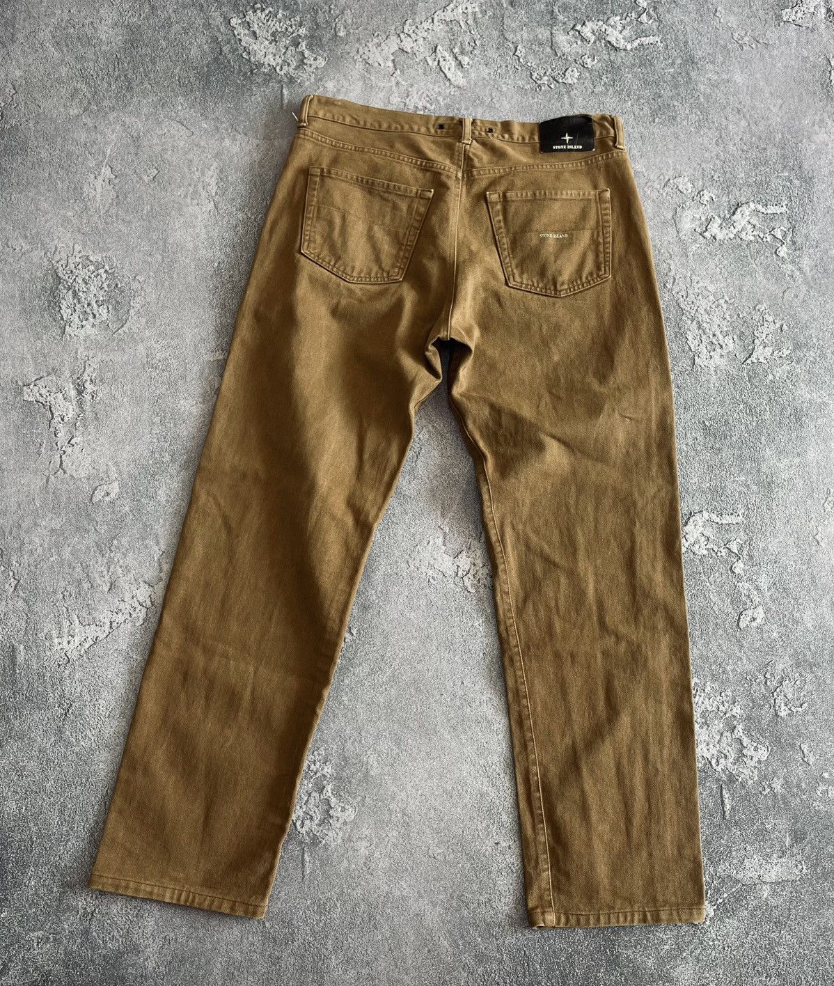Vintage 90’s Stone Island Trousers Denim Brown Men’s Pants