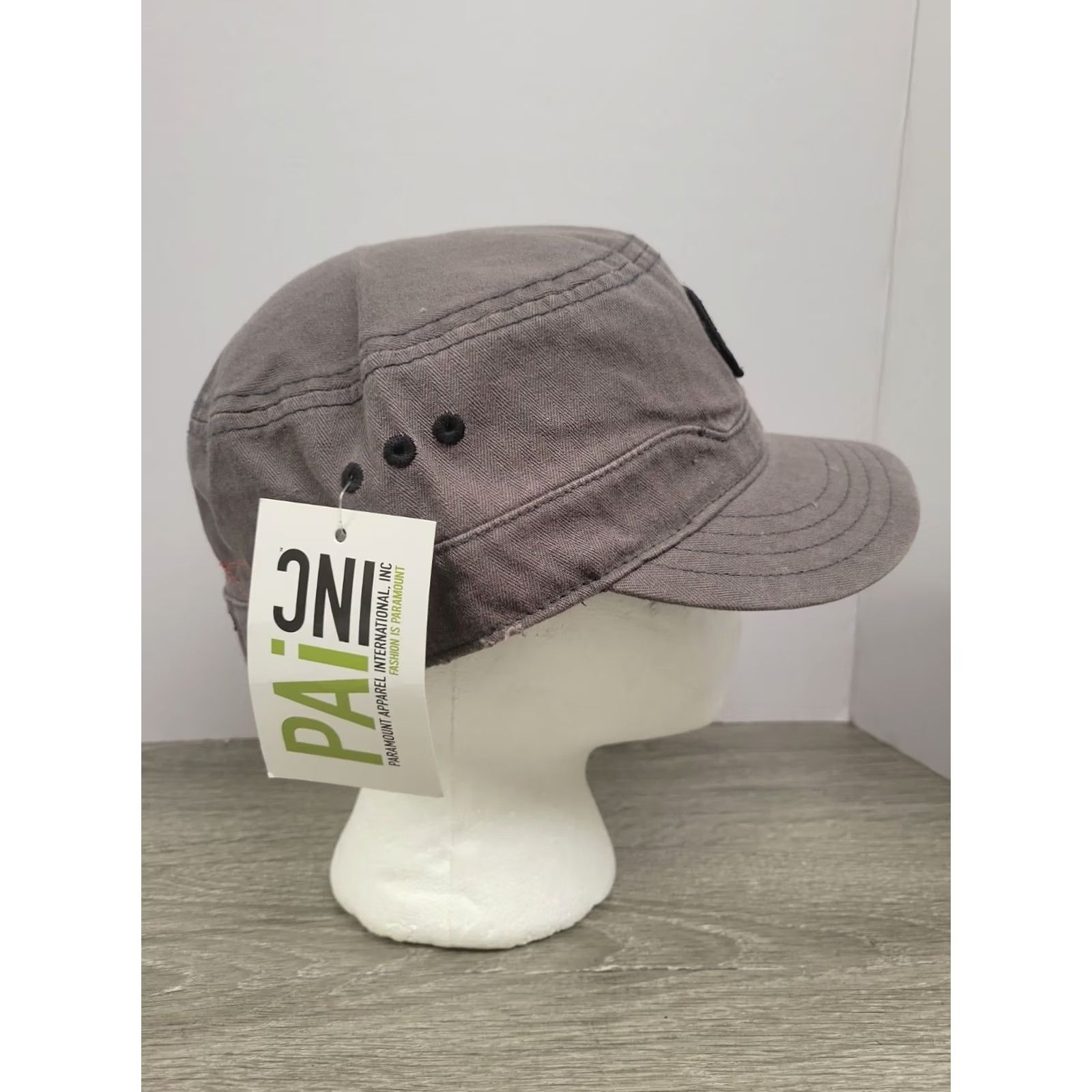 Vintage A Kurtz Army Cotton Cap Hat Small Unisex Sample NWT Gray Vintage No Size ONE SIZE - 4 Thumbnail