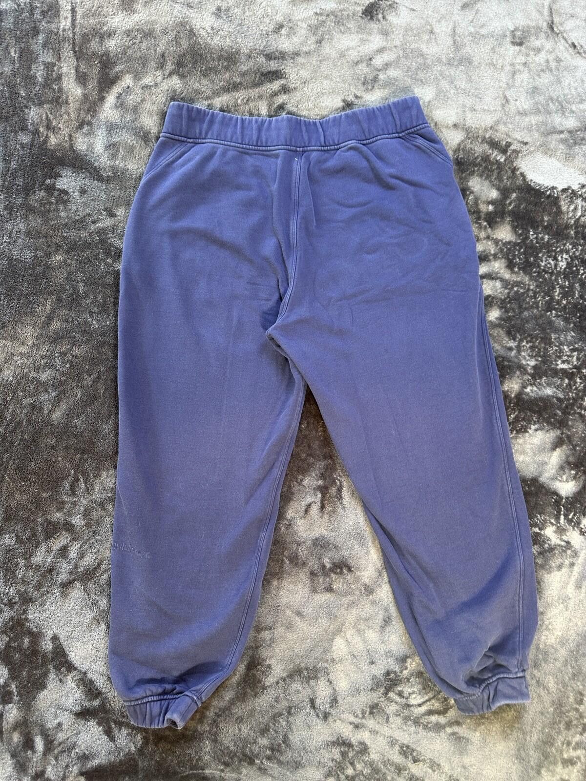 Lululemon Lululemon Women's Size 10 Scuba High-Rise Jogger Blue Terry Size 32" / US 10 / IT 46 - 1 Thumbnail